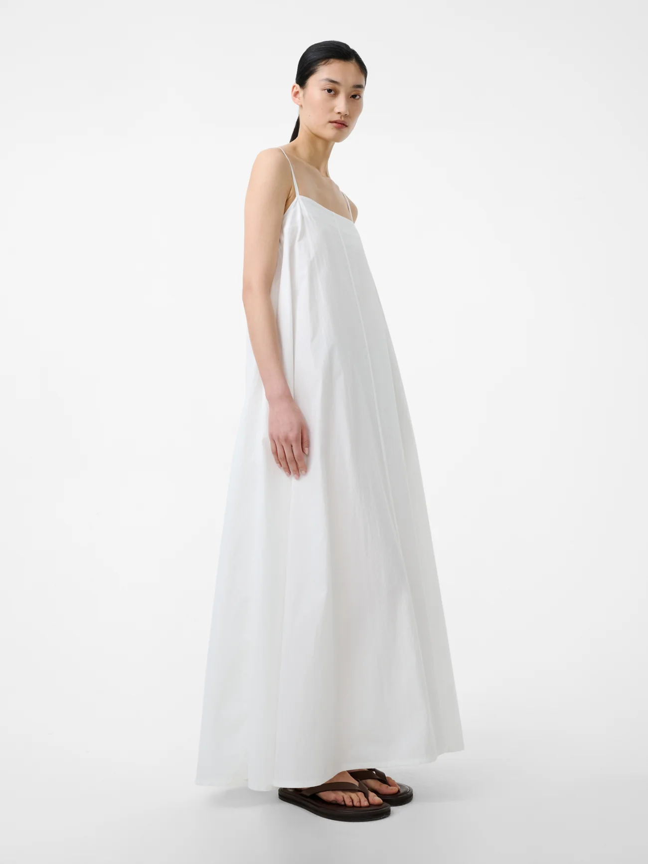 Achille Dress in Optic White - Image 3