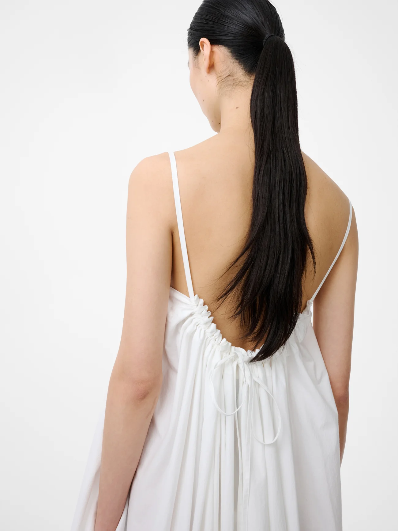 Achille Dress in Optic White - Image 5
