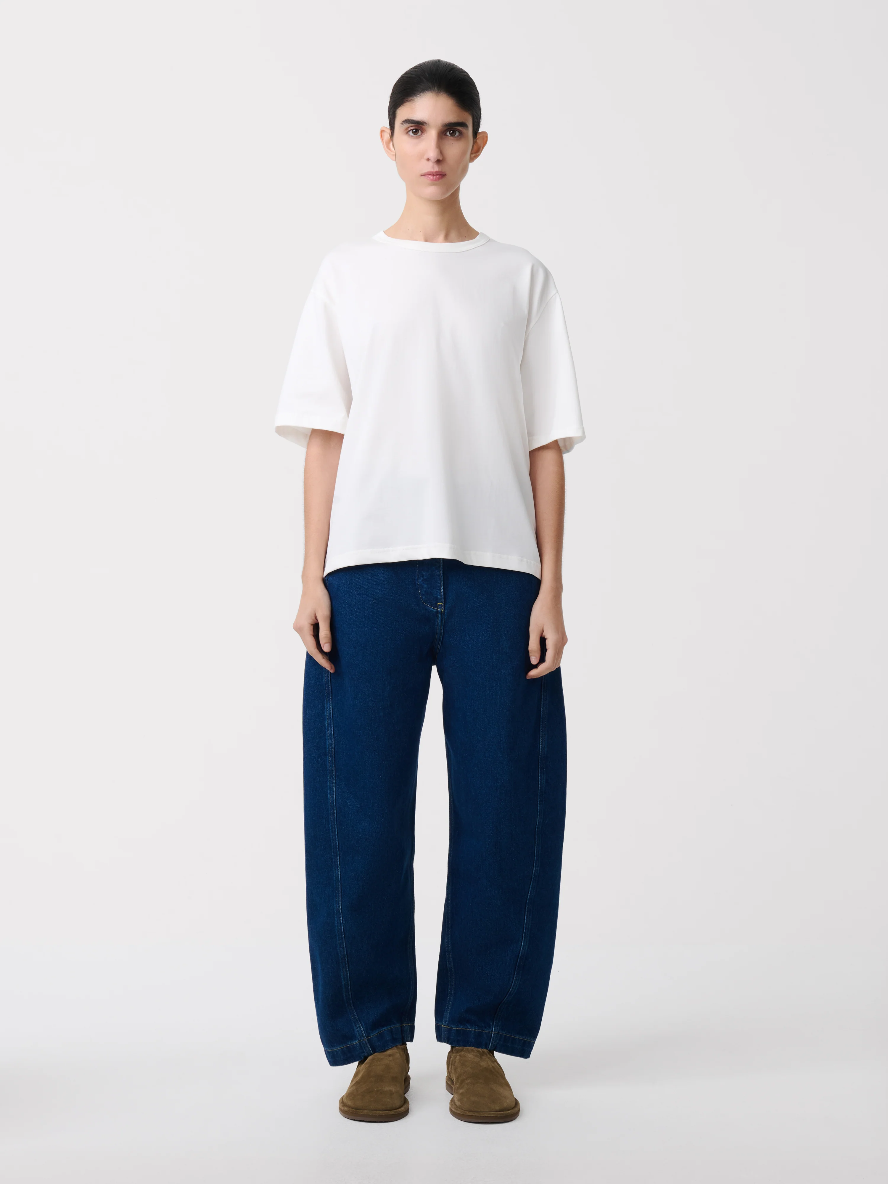 Akerman Washed Denim Pant in Indigo - Image 2