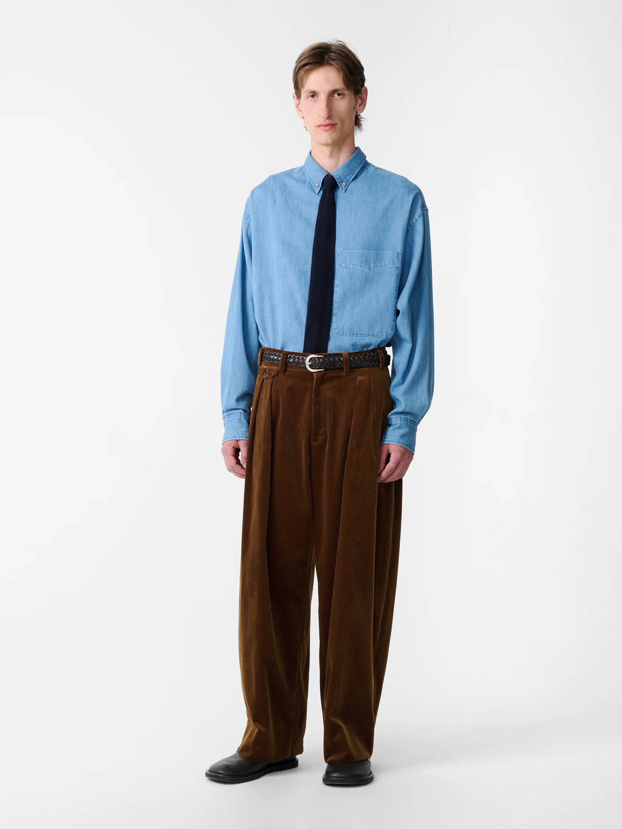 SN X BEAMS Plus Alvy Corduroy Pant in Toffee - Image 2