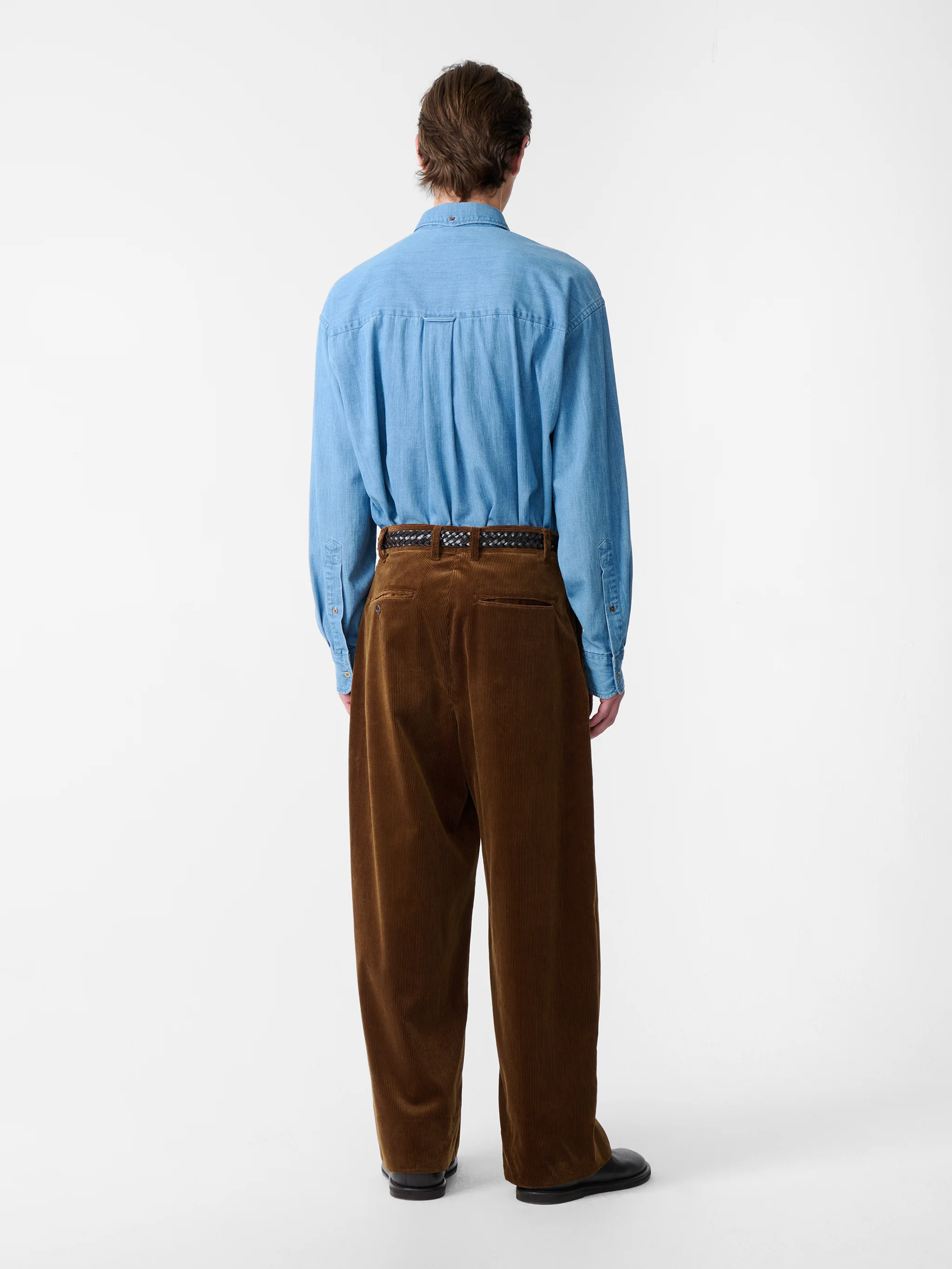 SN X BEAMS Plus Alvy Corduroy Pant in Toffee - Image 4