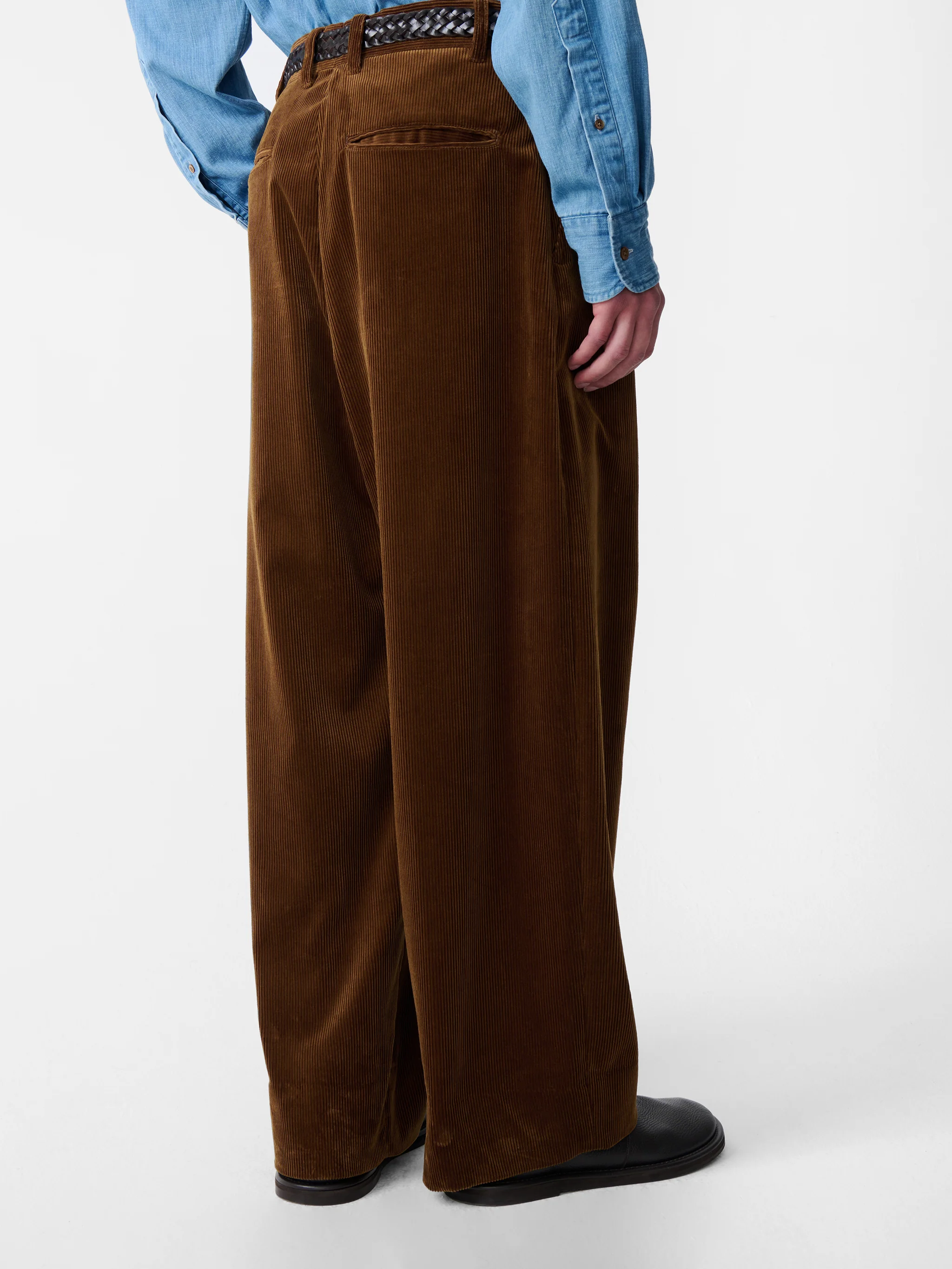 SN X BEAMS Plus Alvy Corduroy Pant in Toffee - Image 7