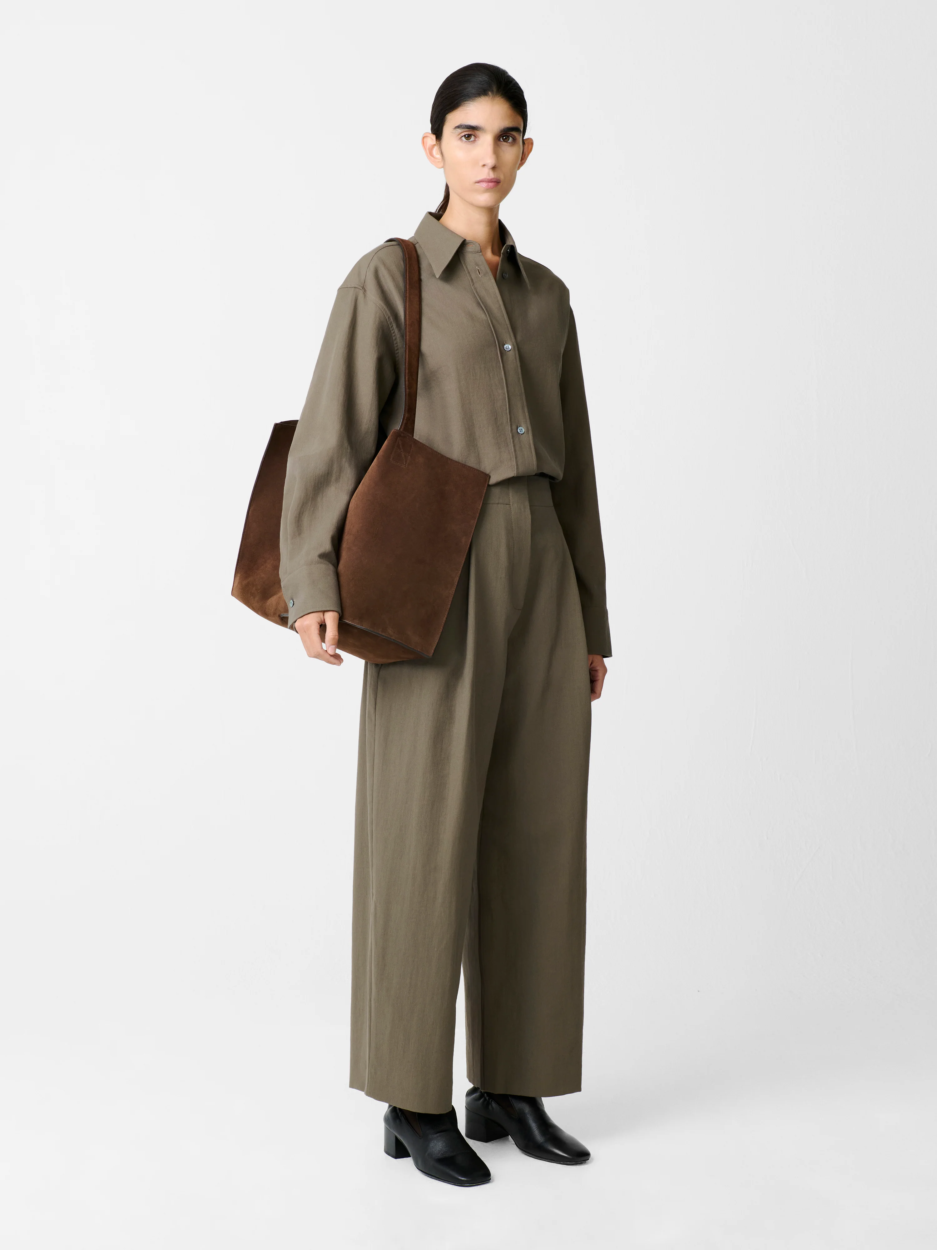 Ansell Pant in Fossil - Image 3