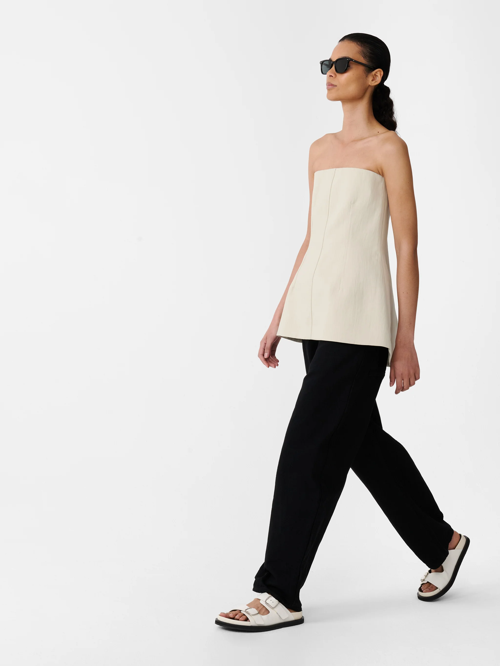 Arles Top in Dove - Image 3