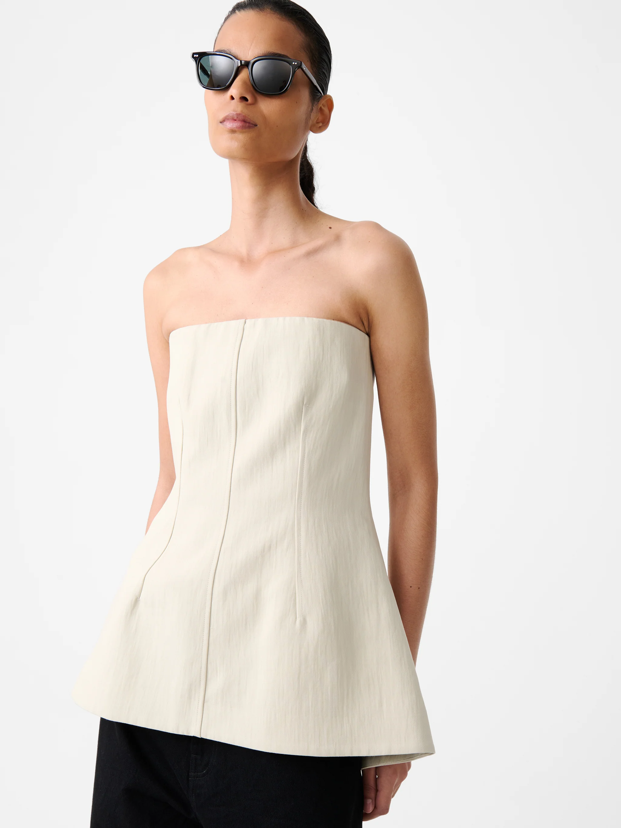 Arles Top in Dove - Image 4