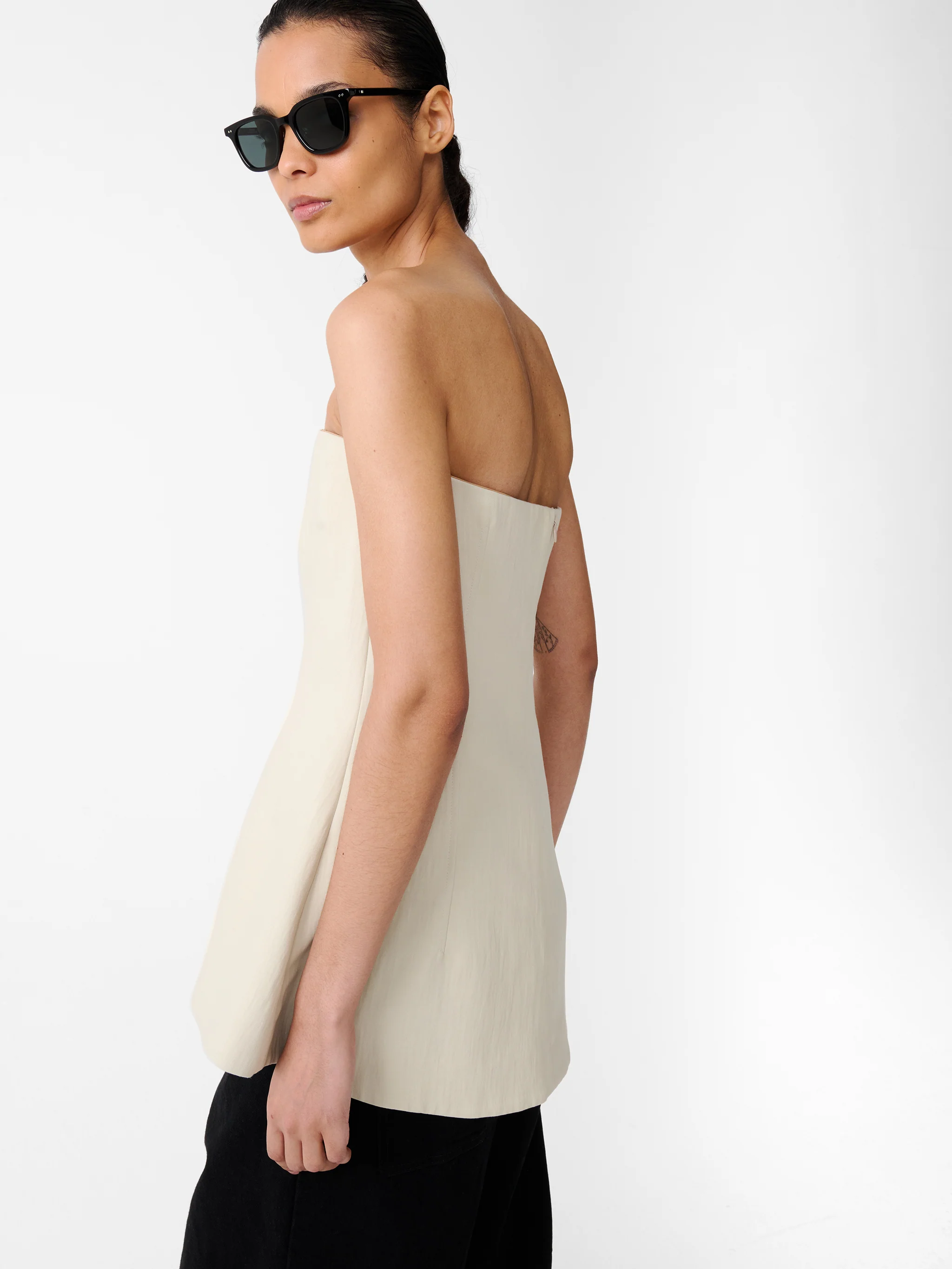Arles Top in Dove - Image 5