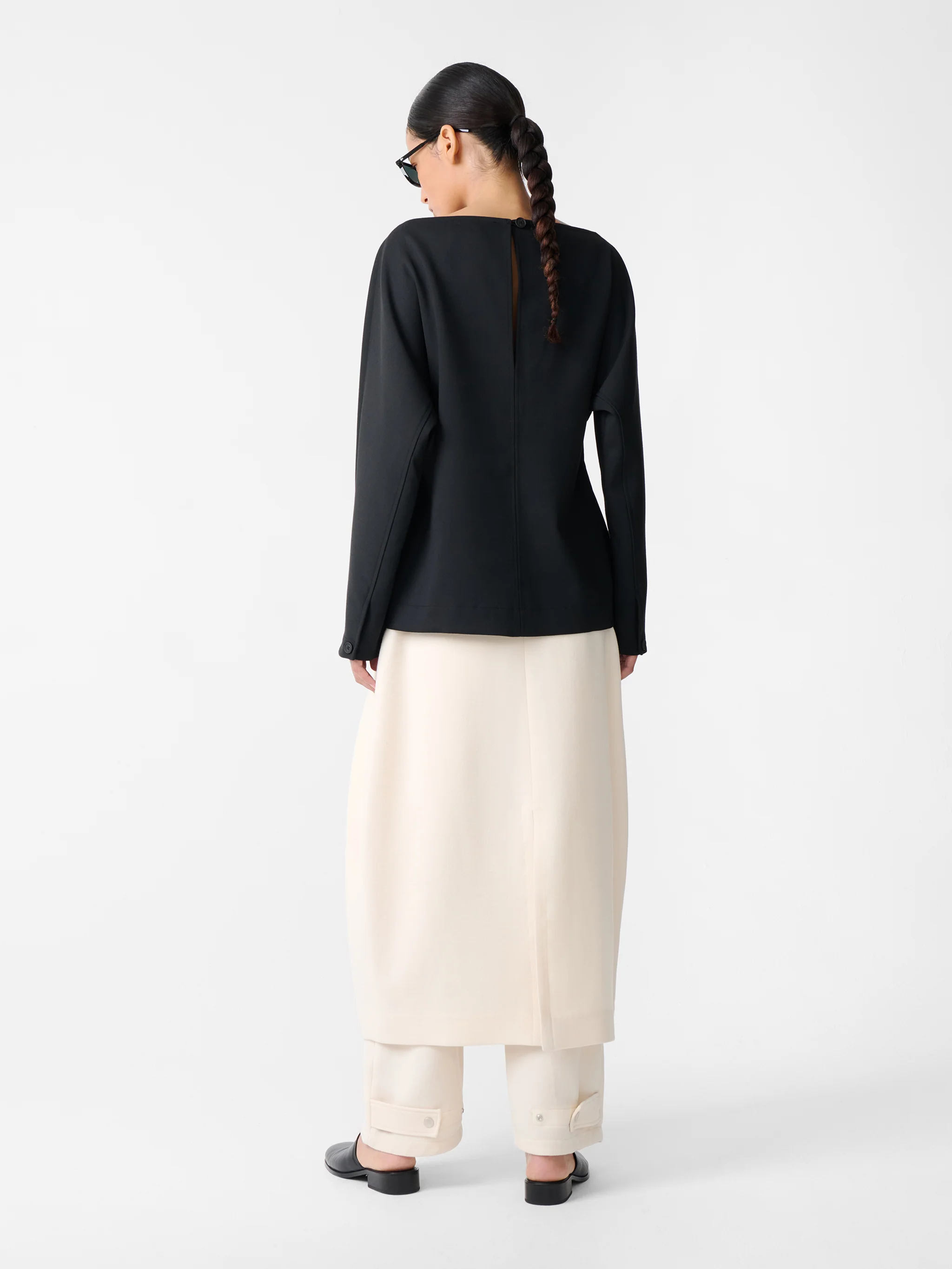 Aru Skirt in Chalk - Image 4