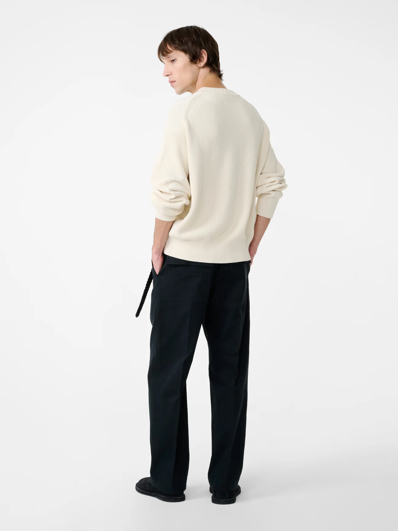 Balos Straight Leg Pant in Darkest Navy - Image 4