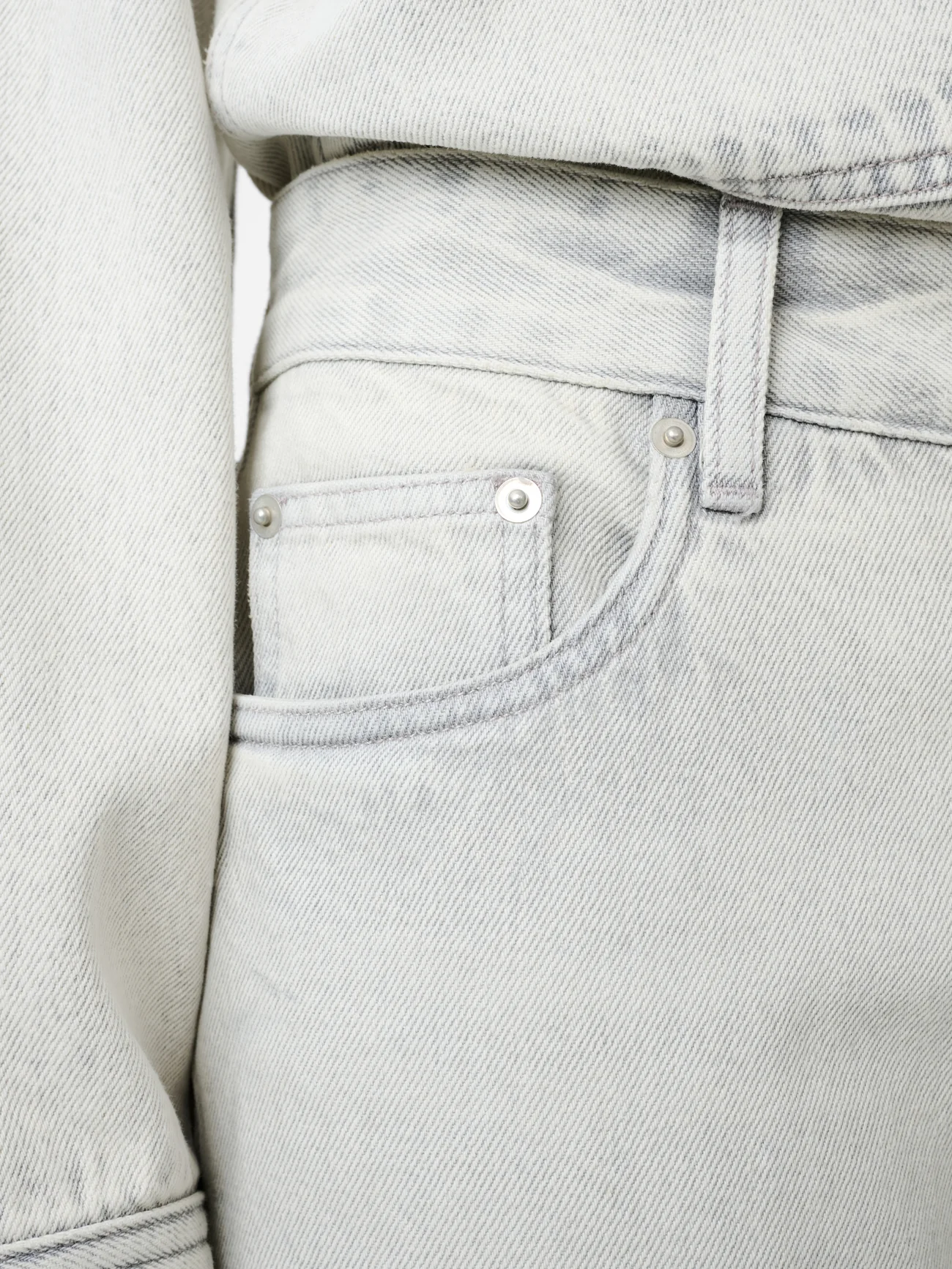 Barra Straight Leg Denim Pant in Pumice - Image 6