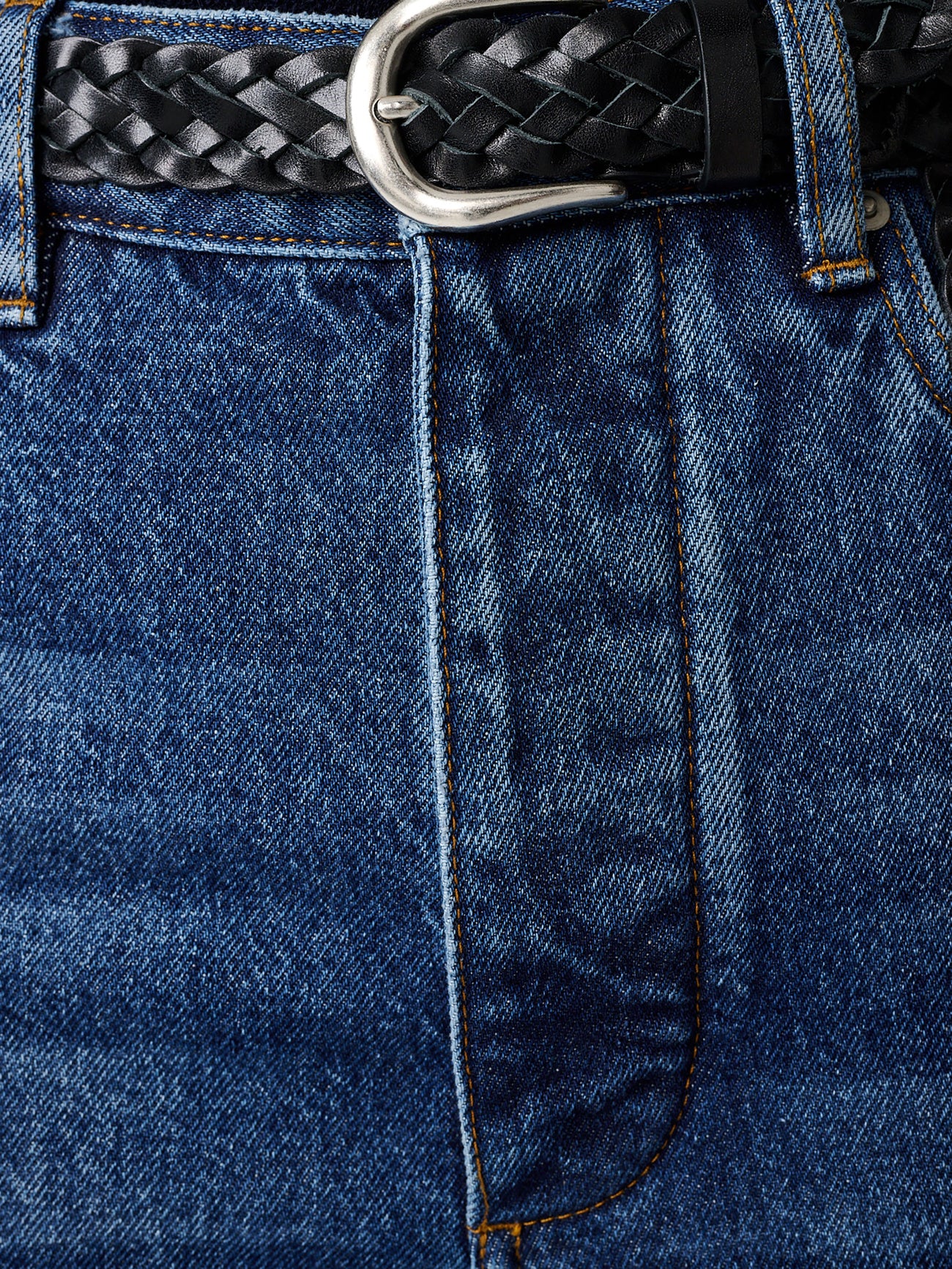 Barra Straight Leg Denim Pant in Worn Wash Indigo - Image 7