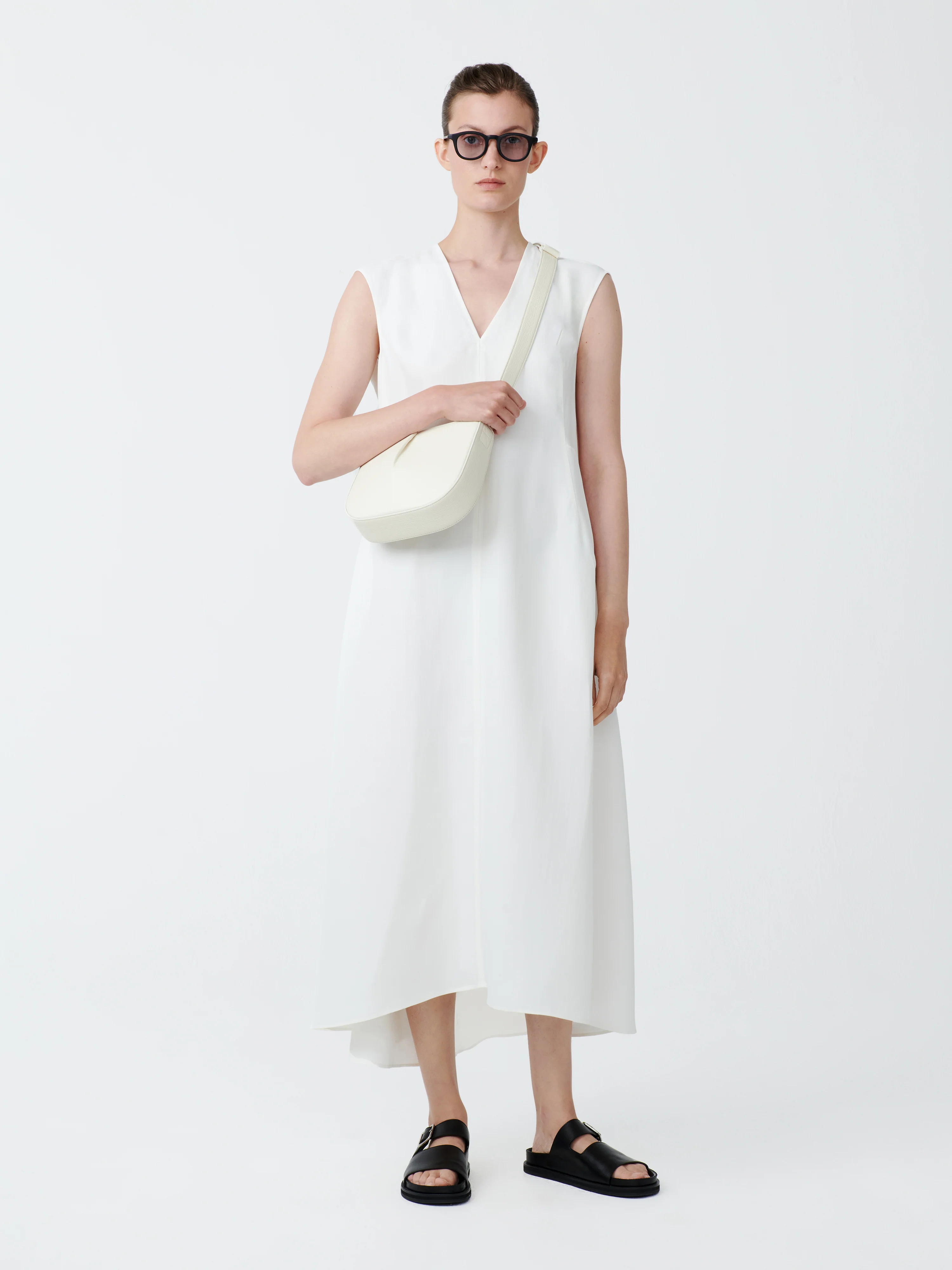 Beck Dress in Parchment