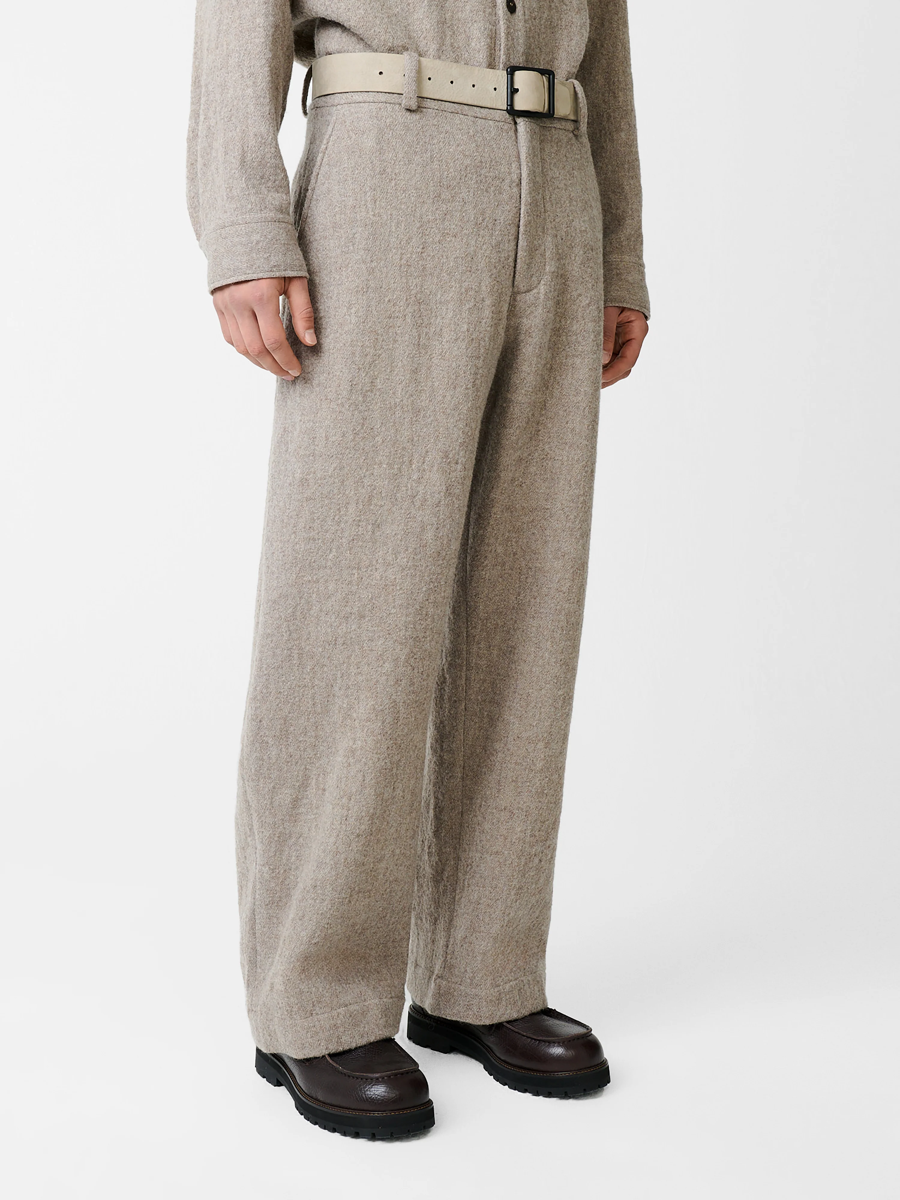 Bosworth Wool Pant in Feather - Image 6