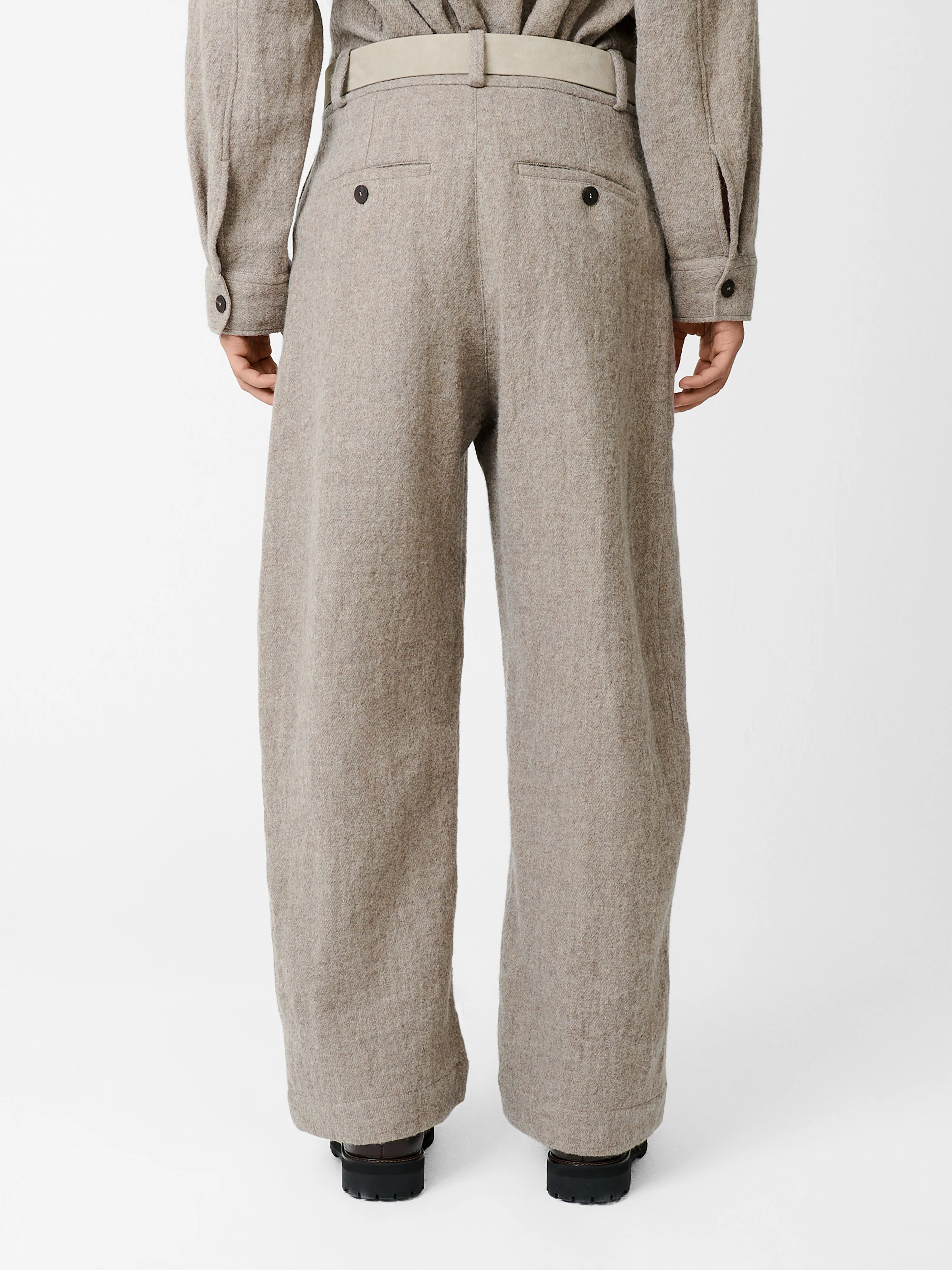 Bosworth Wool Pant in Feather - Image 7