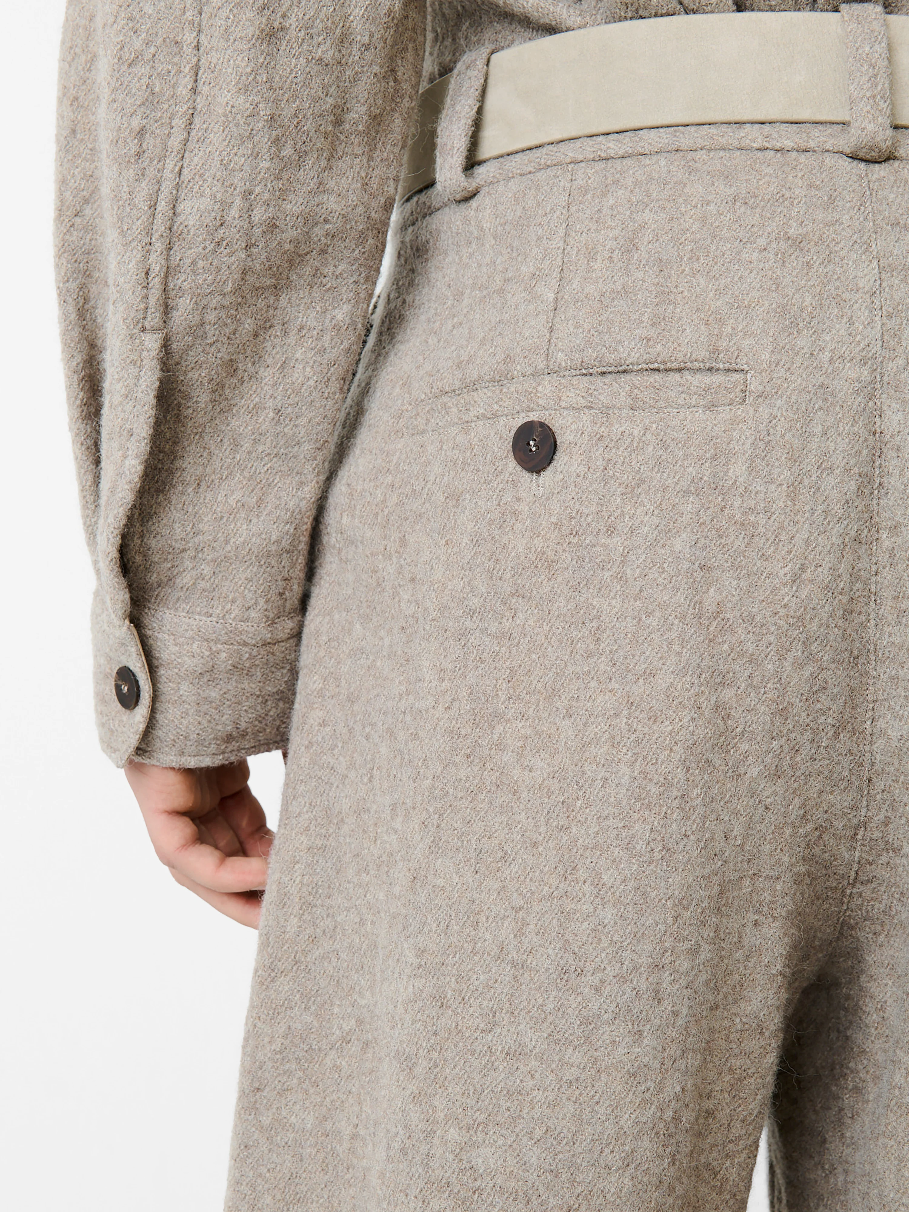 Bosworth Wool Pant in Feather - Image 9