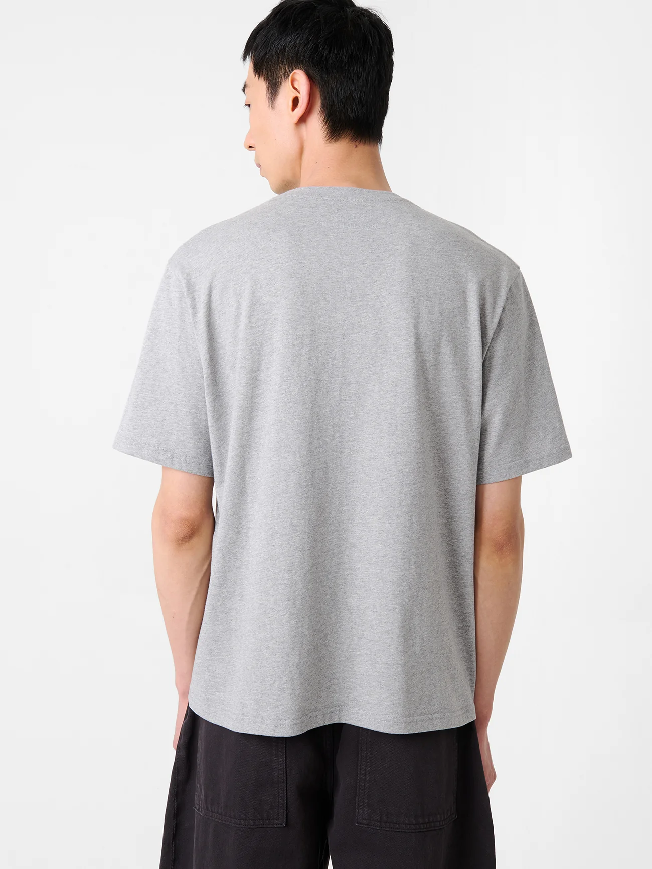 Bric T-Shirt in Grey Marl - Image 5