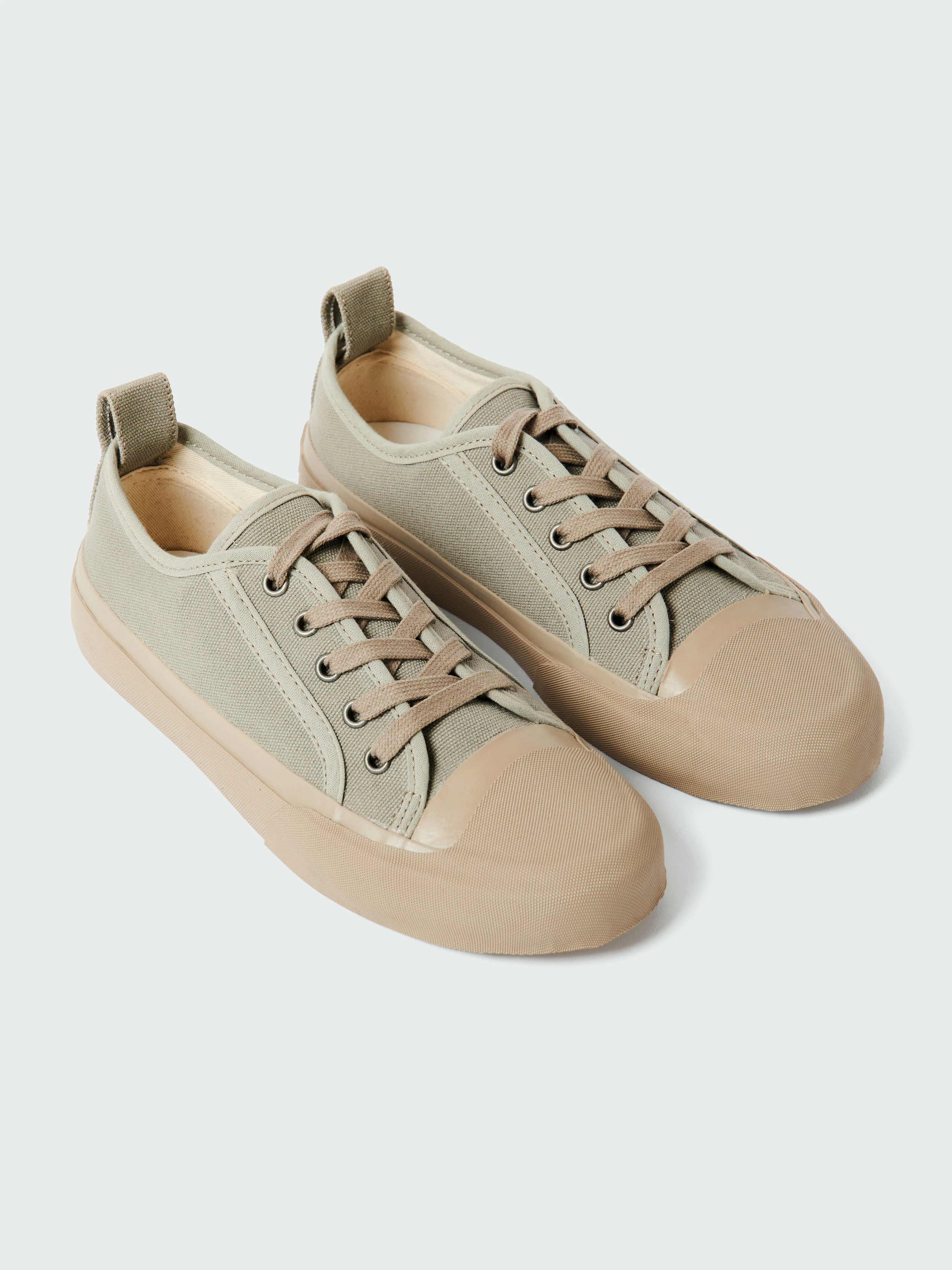 Byrd Canvas Shoe in Khaki - Image 4
