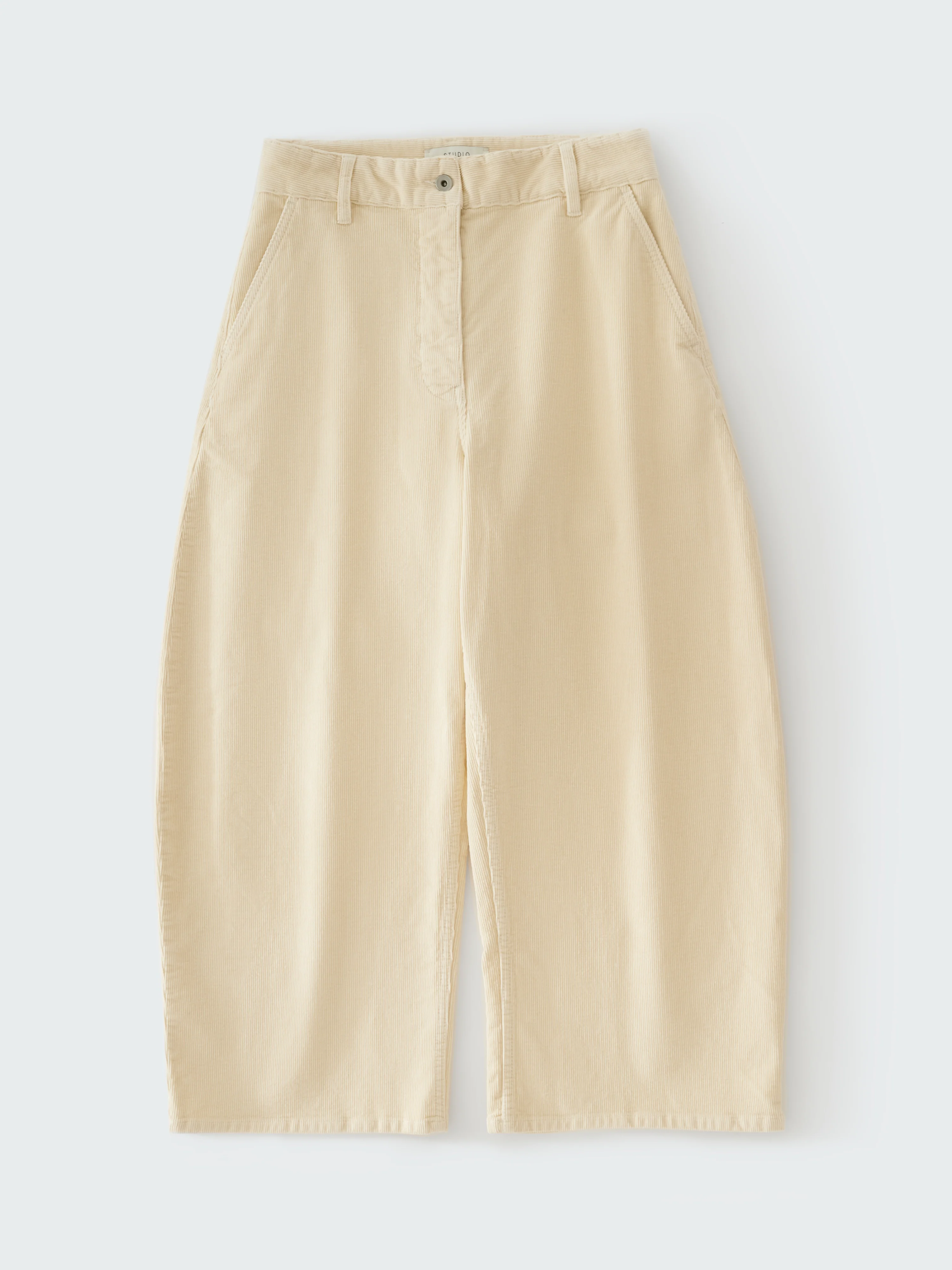 Chalco Corduroy Wide Leg Pant in Panna - Image 9