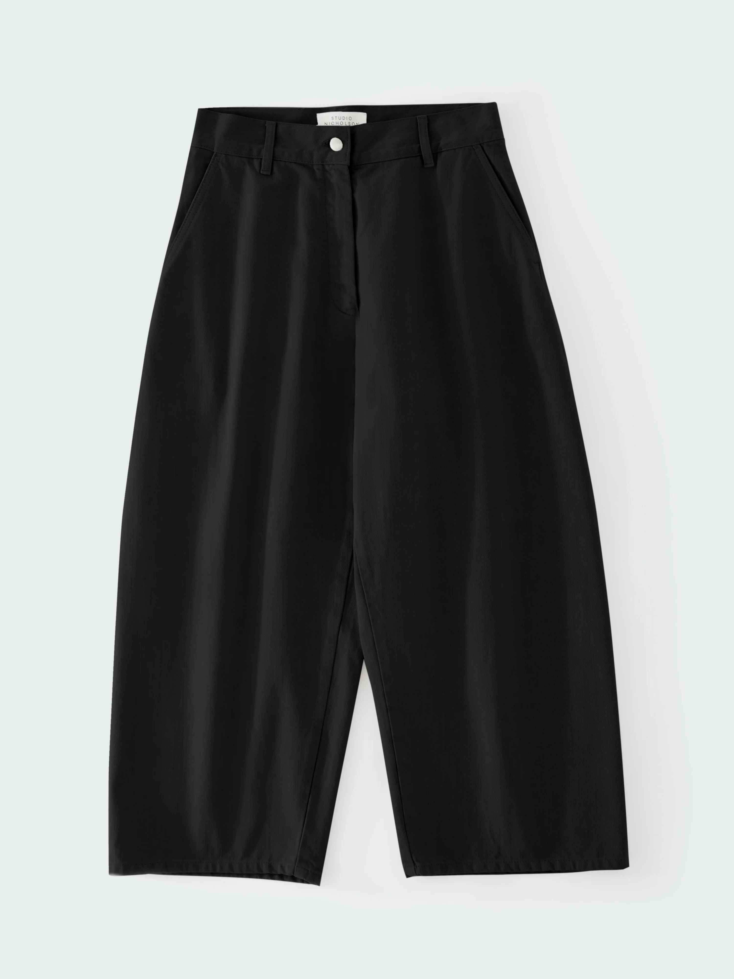 Chalco Wide Leg Denim Pant in Washed Black - Image 9
