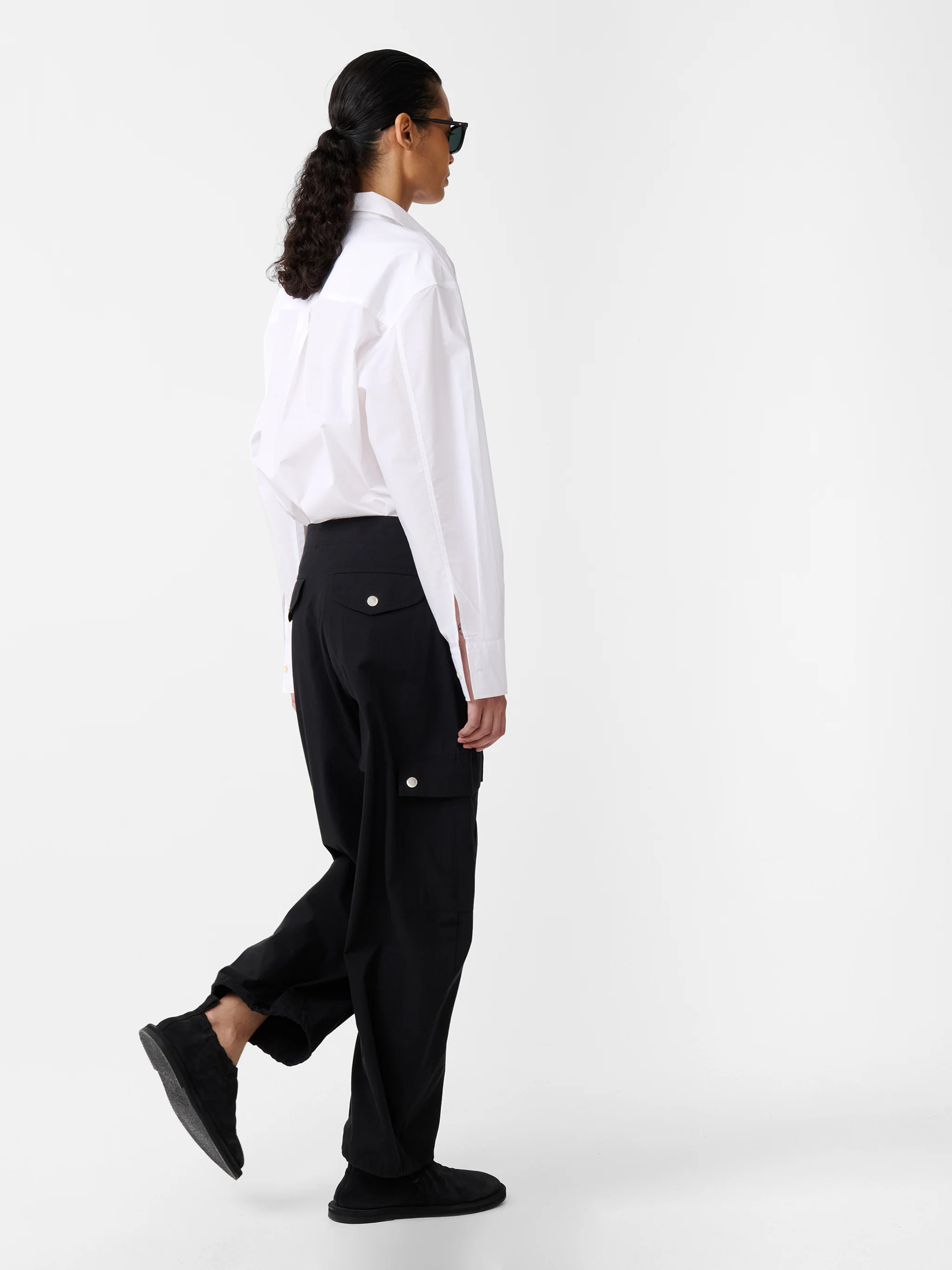 Clovis Pant in Washed Black - Image 4