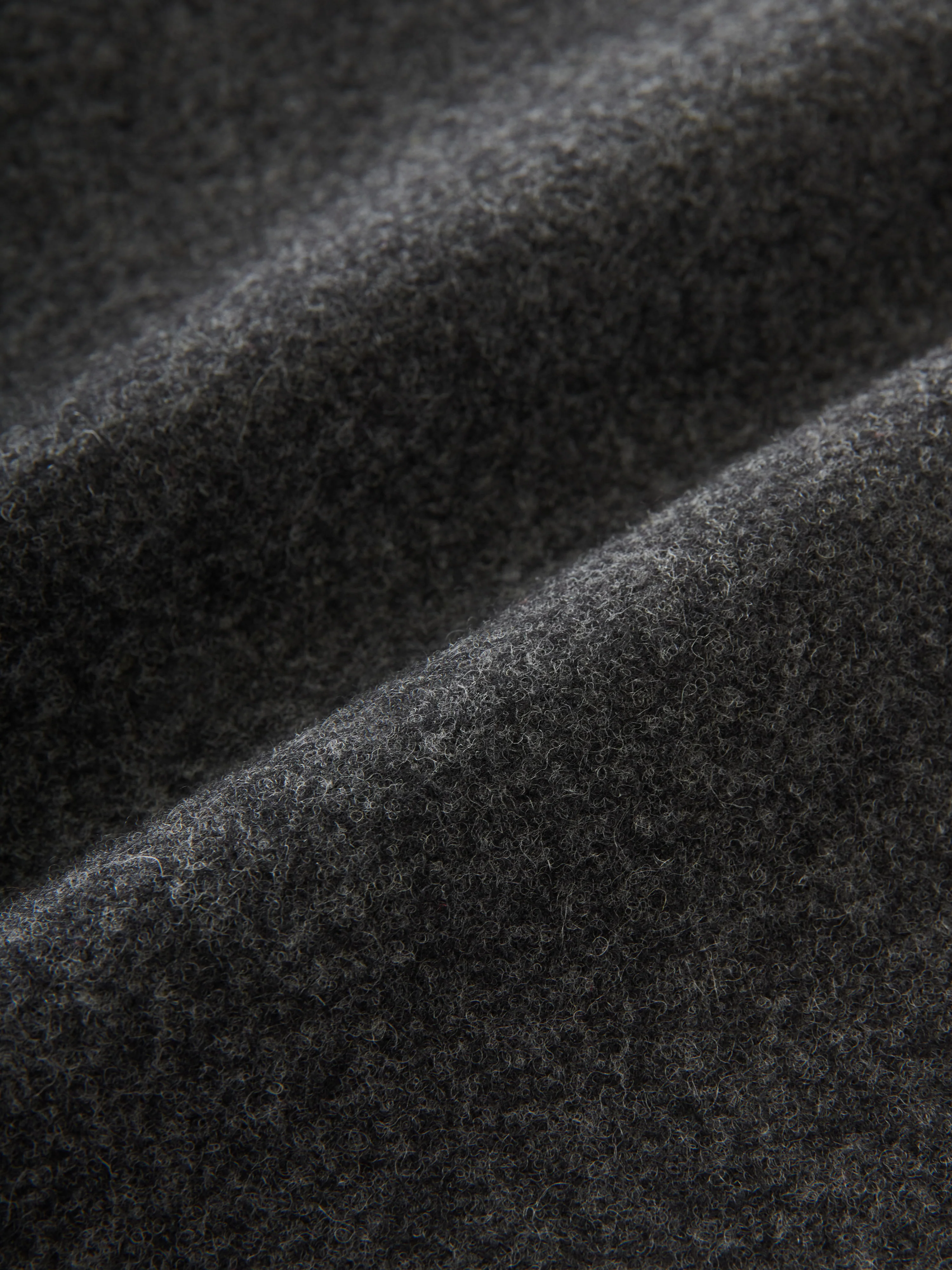 Cover Coat in Charcoal Marl - Image 8