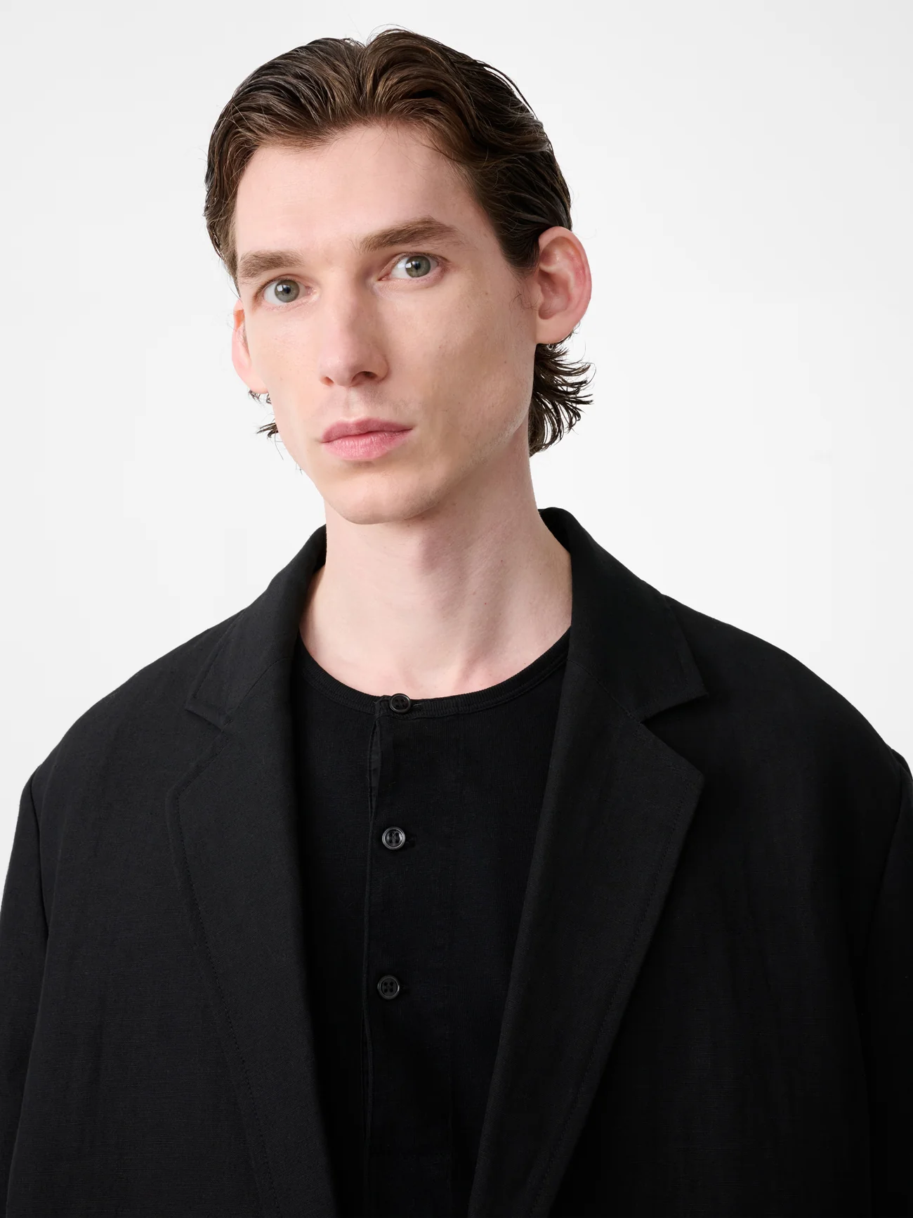 Denison Linen Jacket in Black - Image 6
