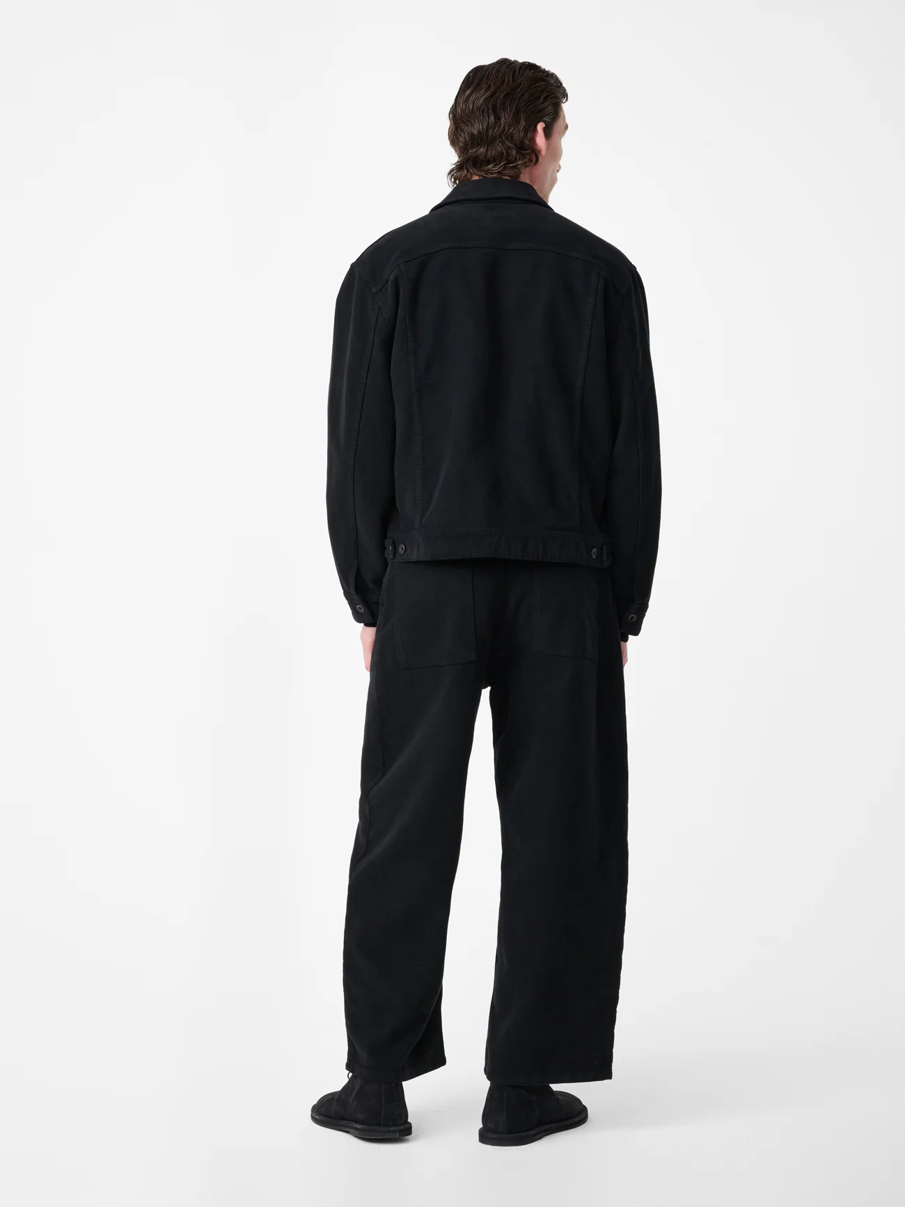 Derby Moleskin Jacket in Black - Image 5