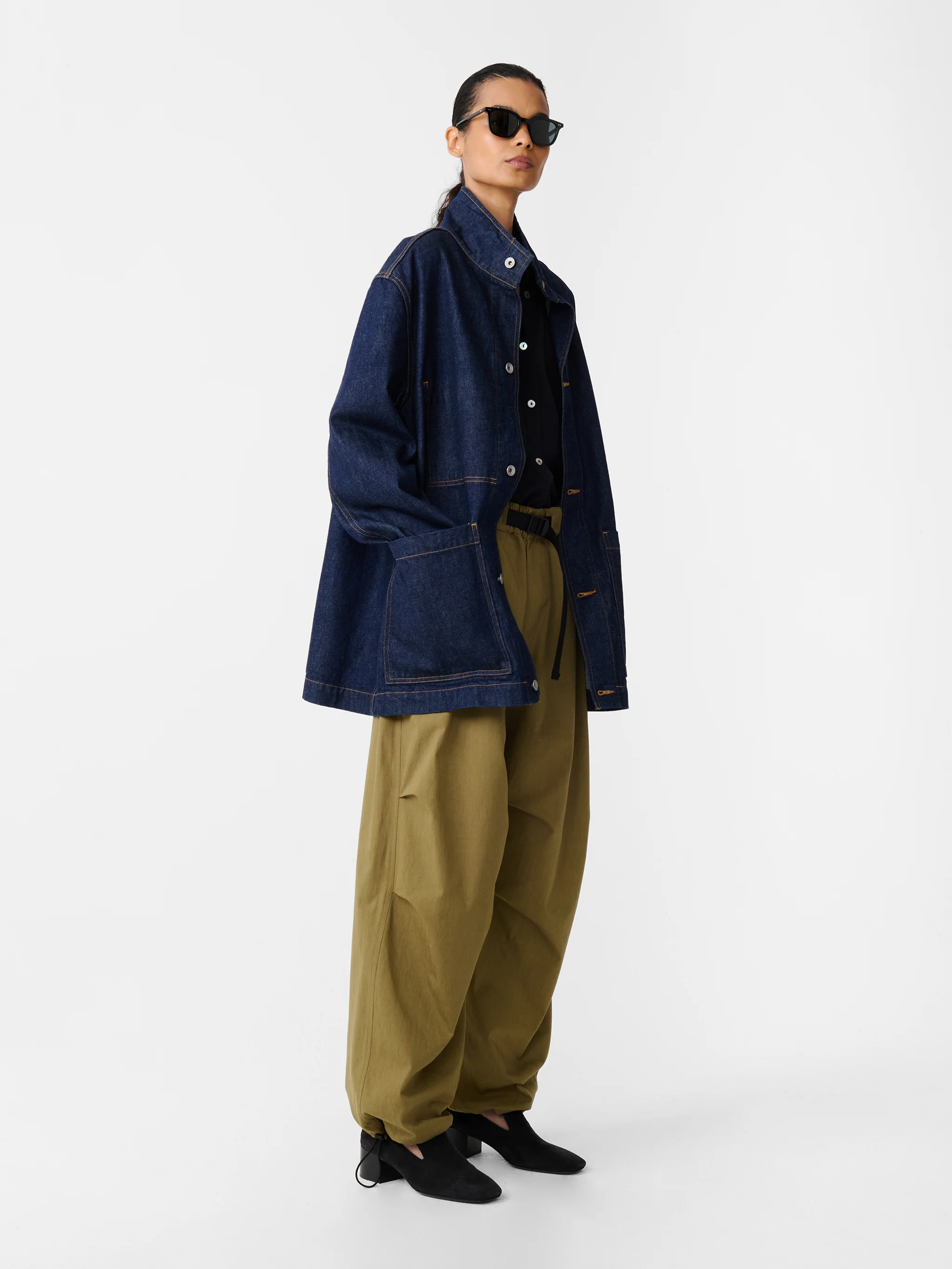 District Denim Jacket in Indigo Wash - Image 7