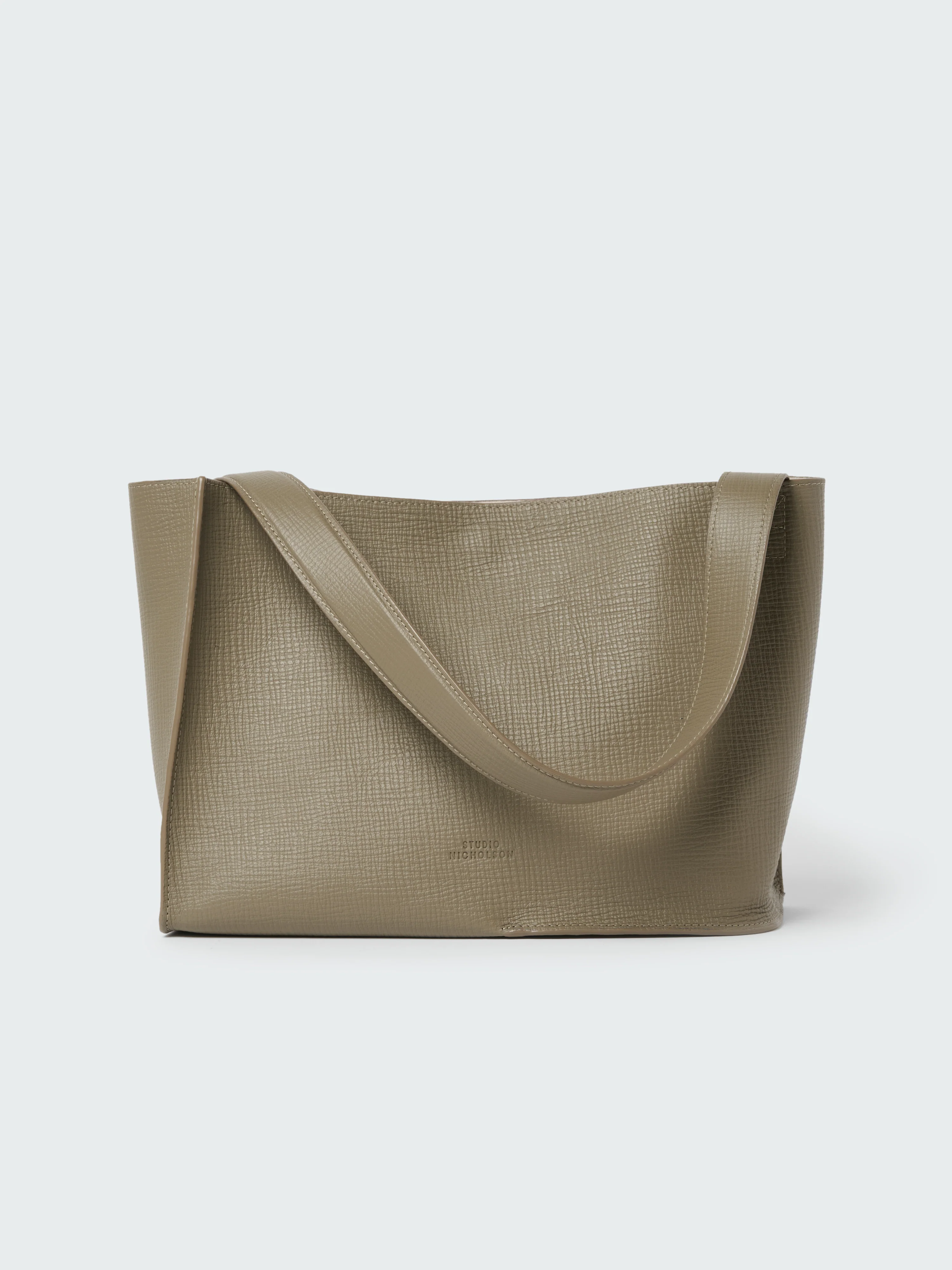 Doublet Leather Medi bag in Elephant