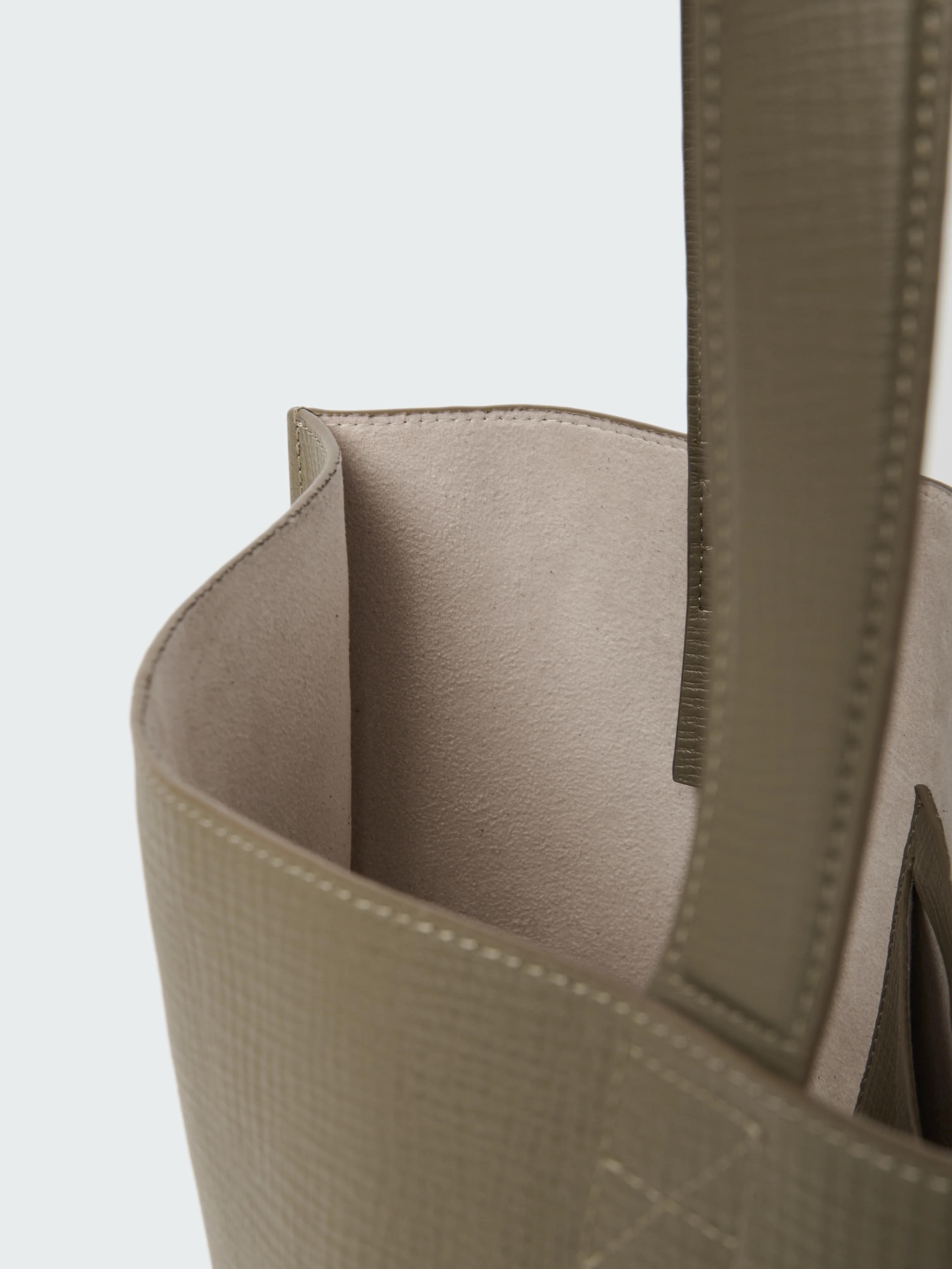 Doublet Leather Medi bag in Elephant - Image 5