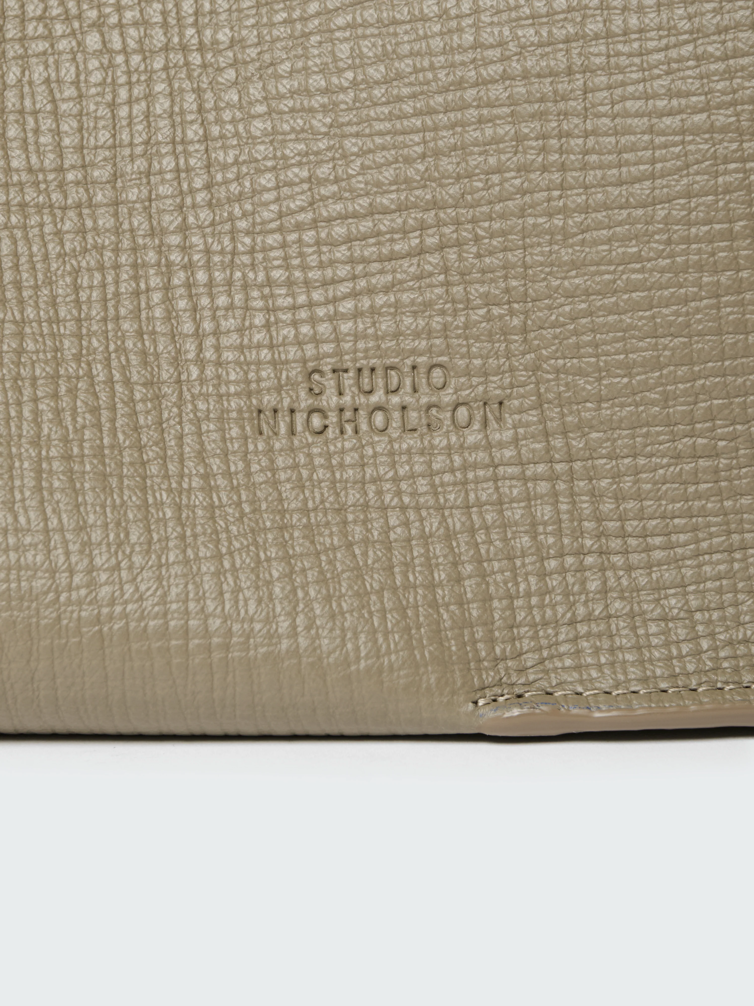 Doublet Leather Medi bag in Elephant - Image 8