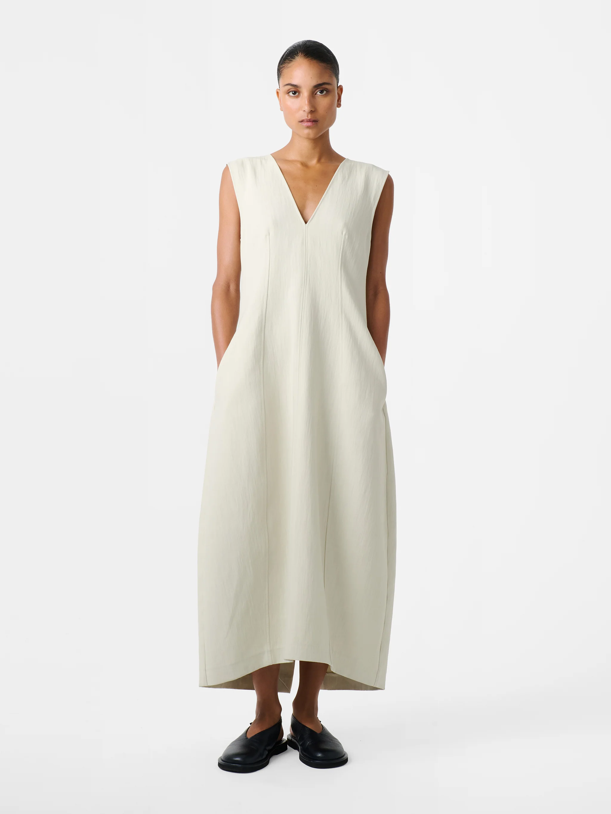 Enna Dress in Dove - Image 4