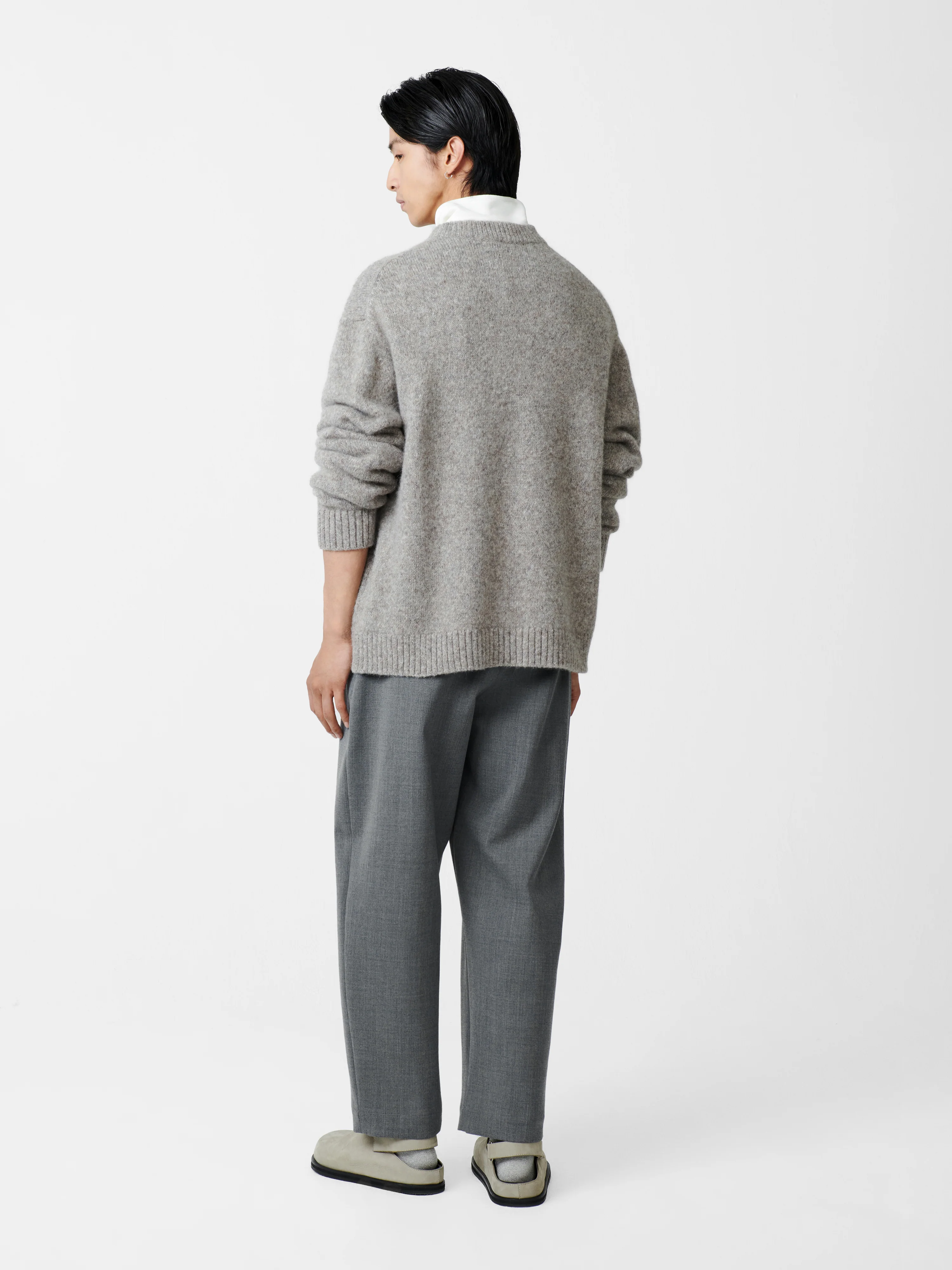 Ezra Pant in Grey Marl - Image 4