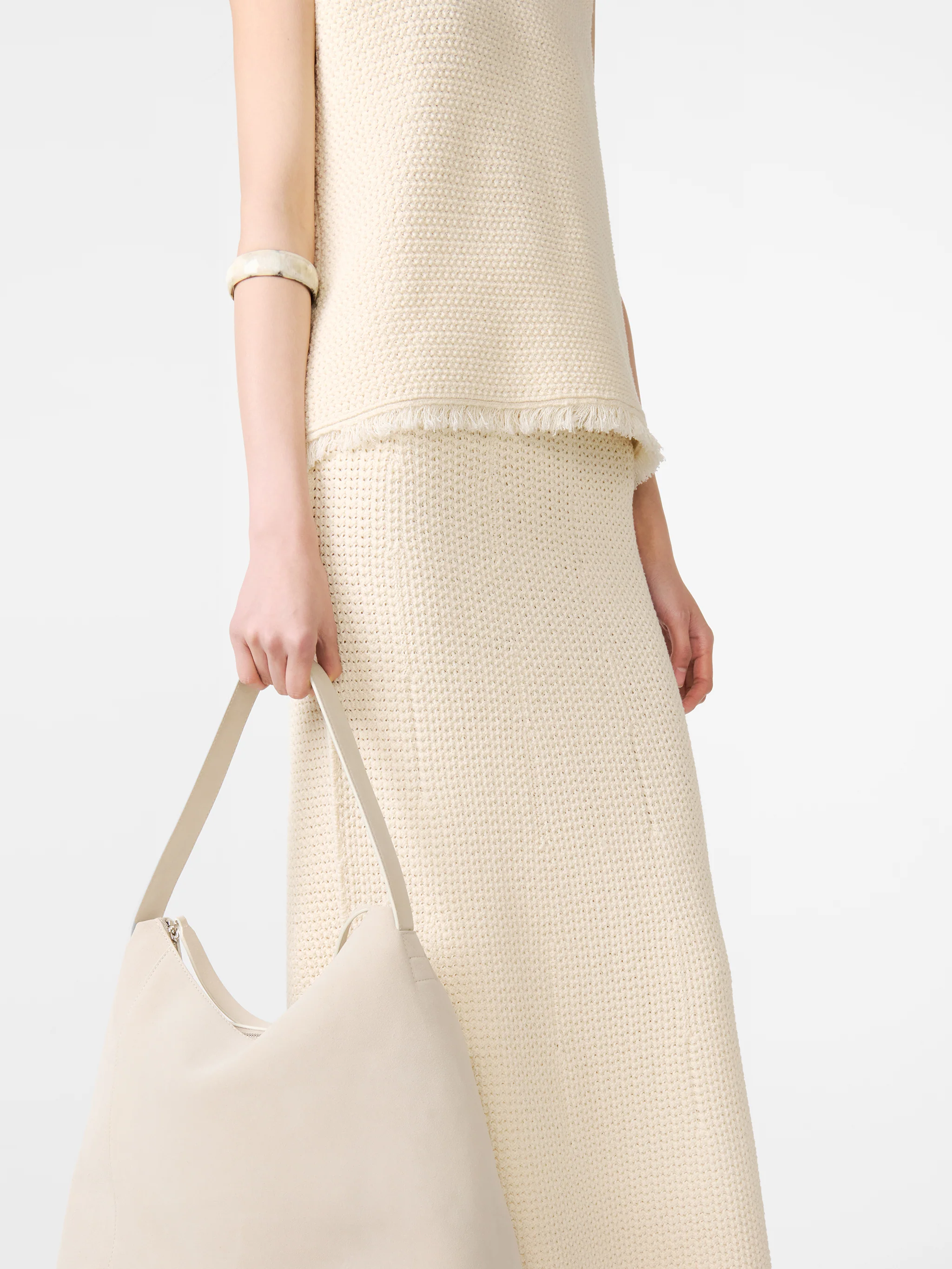 Fray Knit in Cream - Image 4