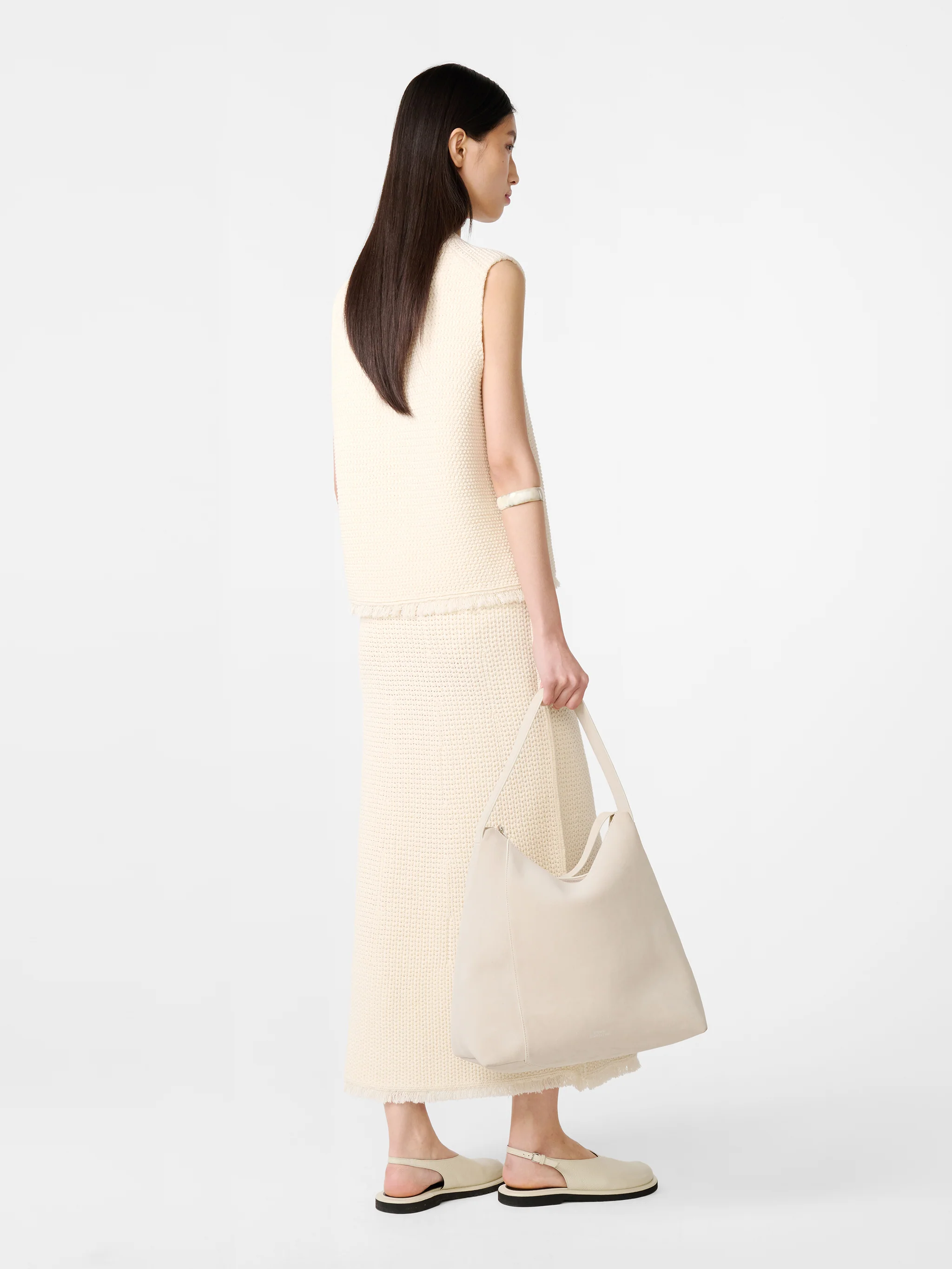 Fray Knit in Cream - Image 6