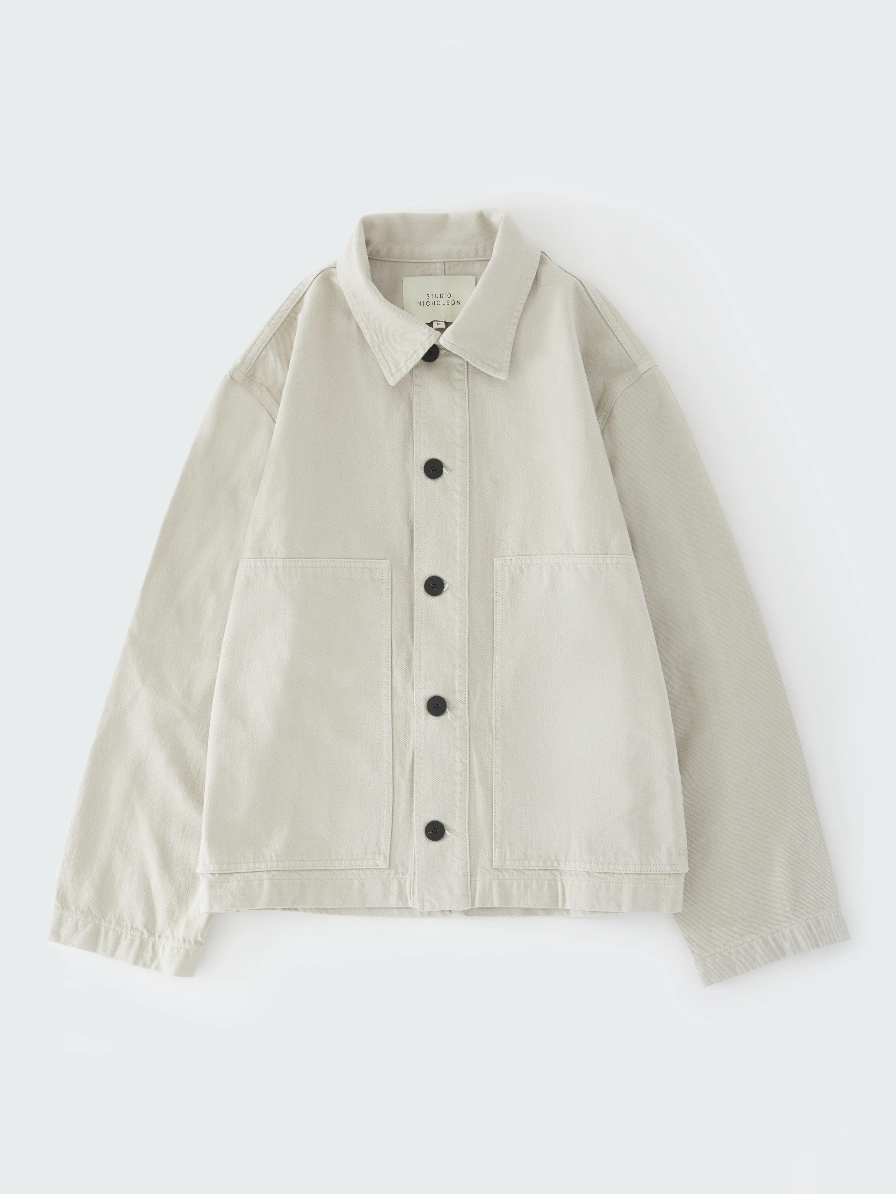 Graph Denim Jacket in Bone Grey - Image 6