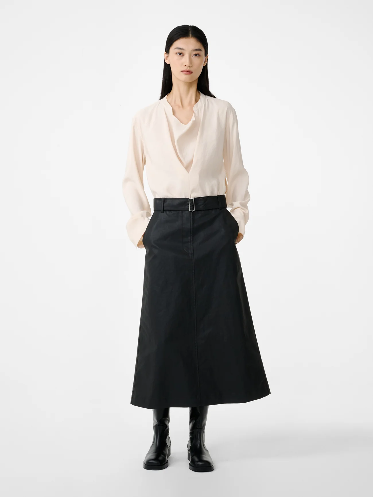 Grasse Skirt in Coal