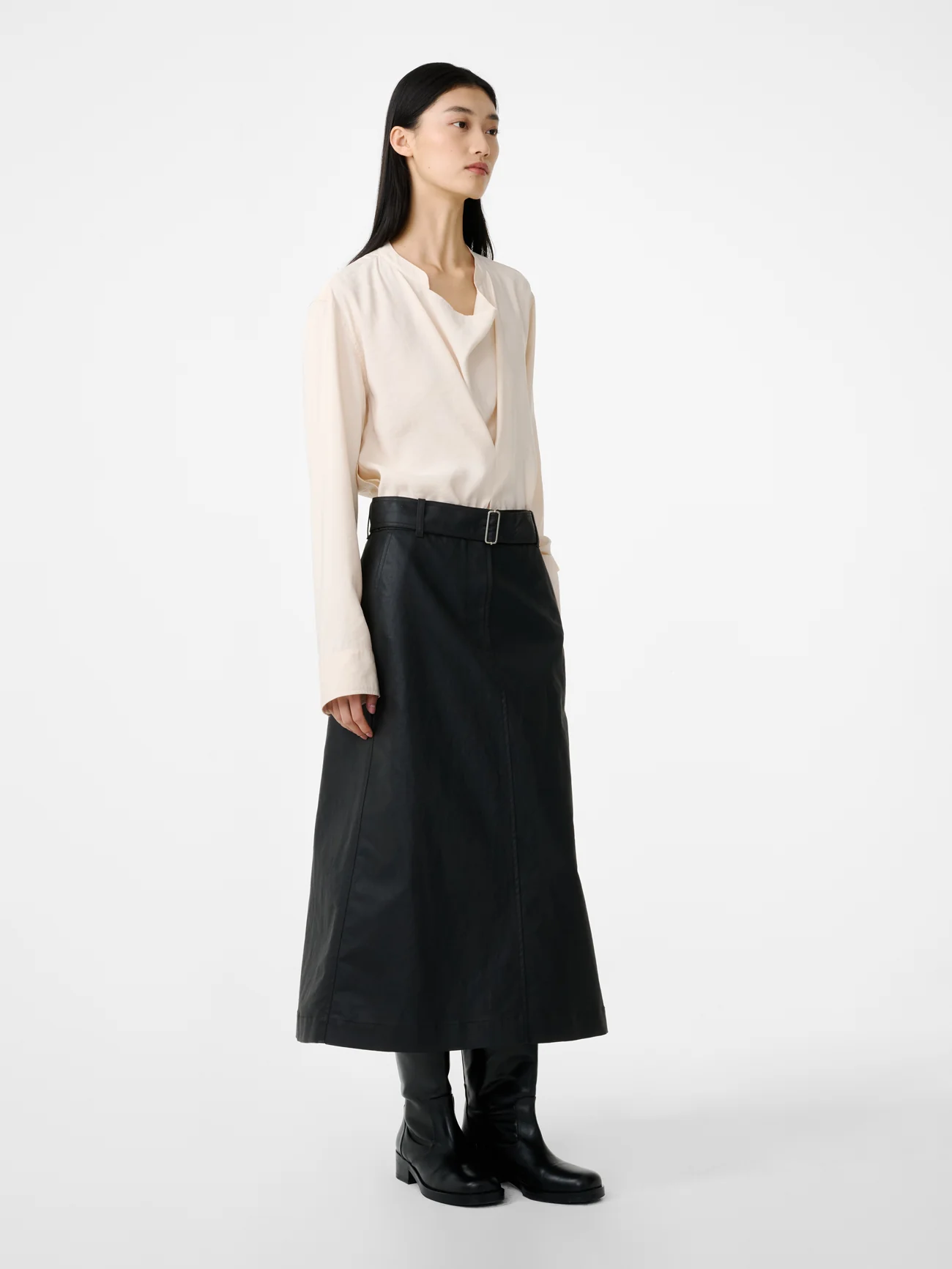 Grasse Skirt in Coal - Image 3