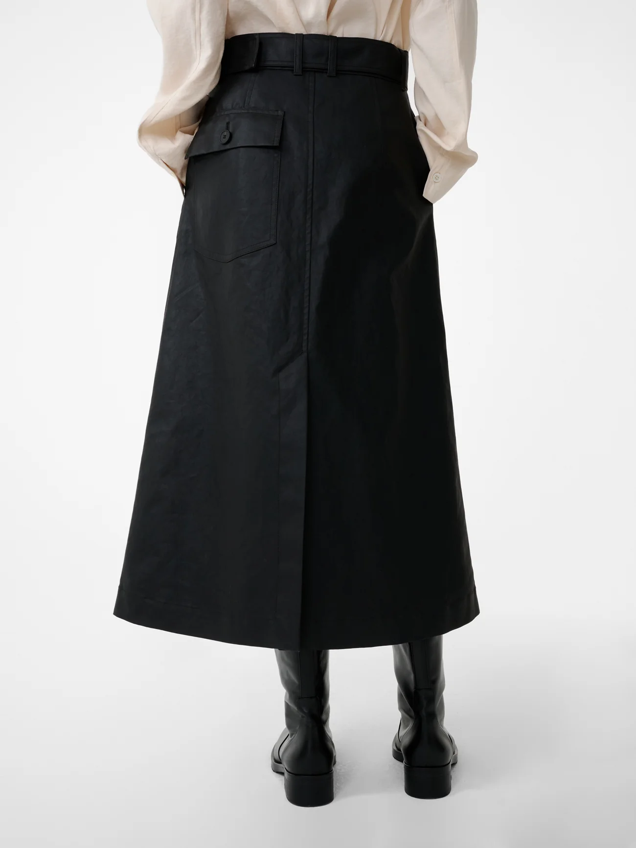 Grasse Skirt in Coal - Image 6