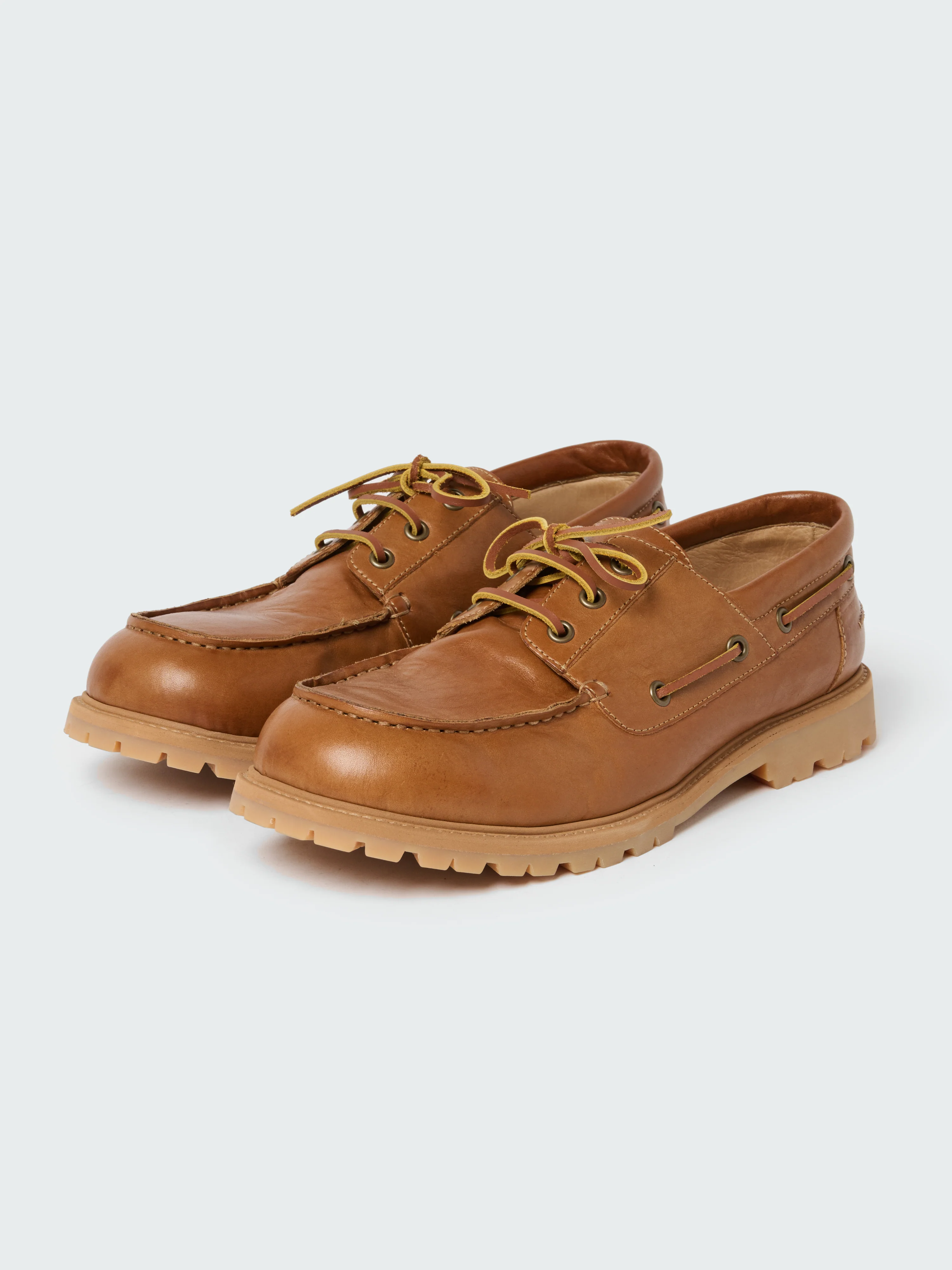 Guston Leather Shoe in Sand