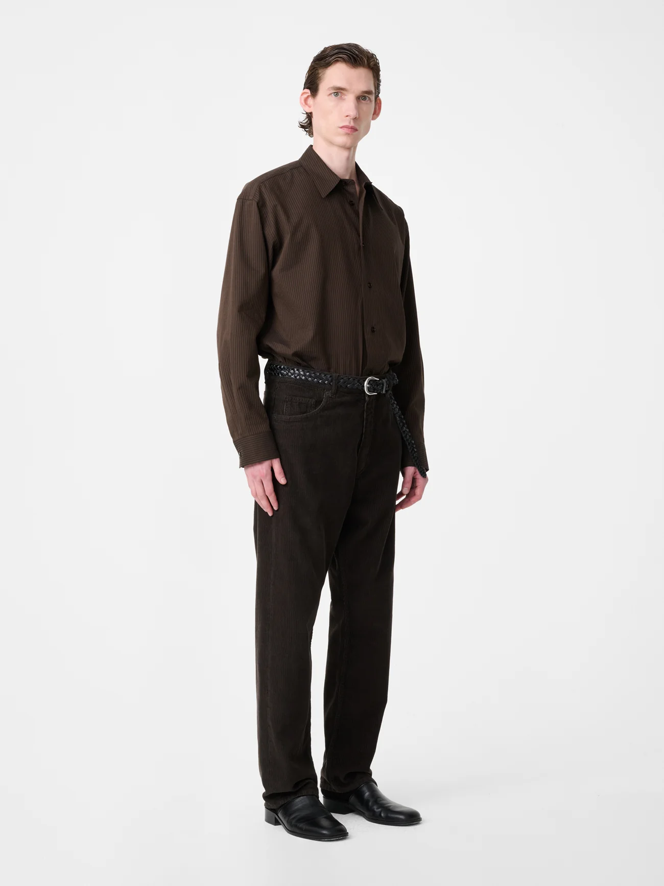 Hal Shirt in Malt Stripe - Image 4