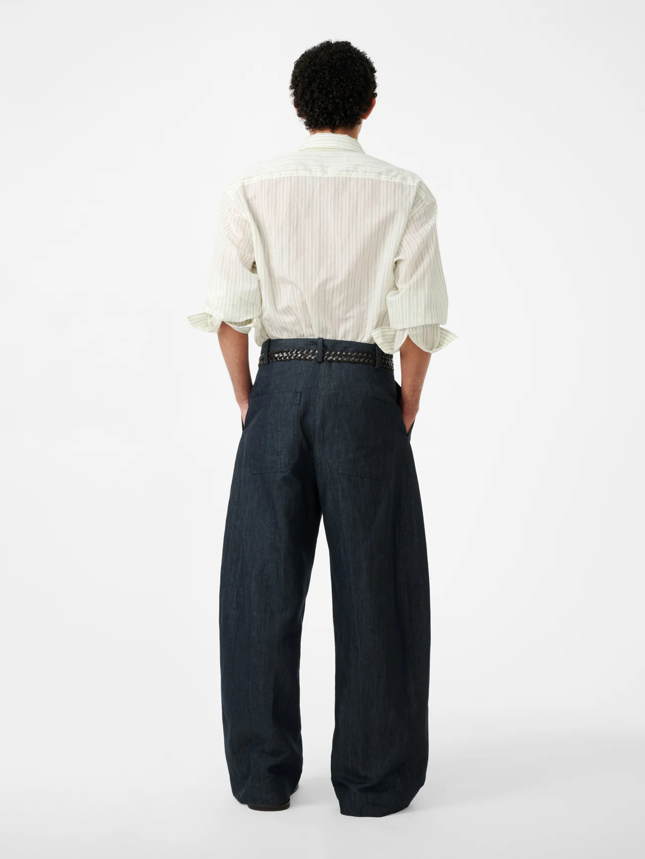 Hal Shirt in Parchment Stripe - Image 4