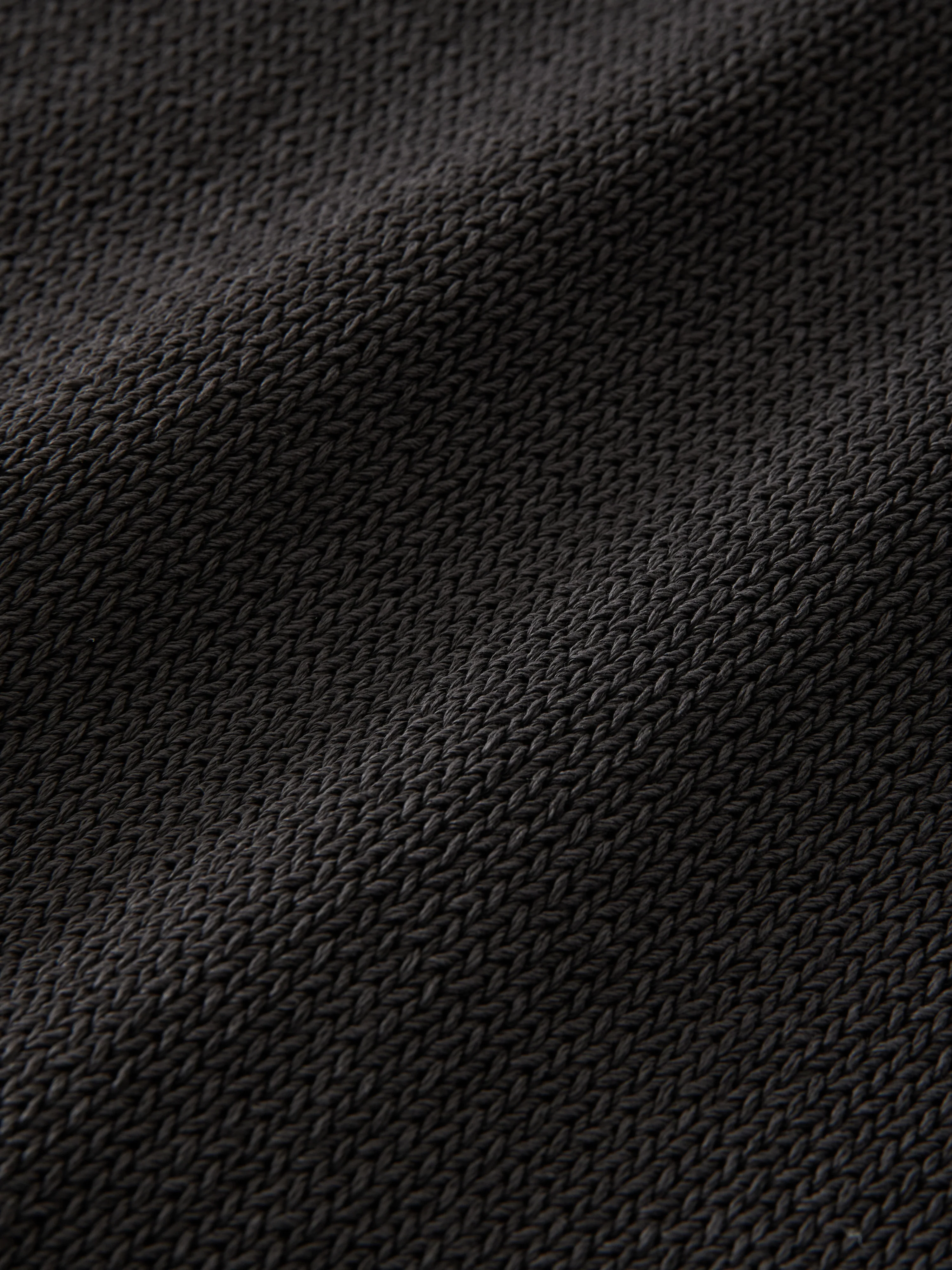 Heddy Knit Polo in Black Grape - Image 8