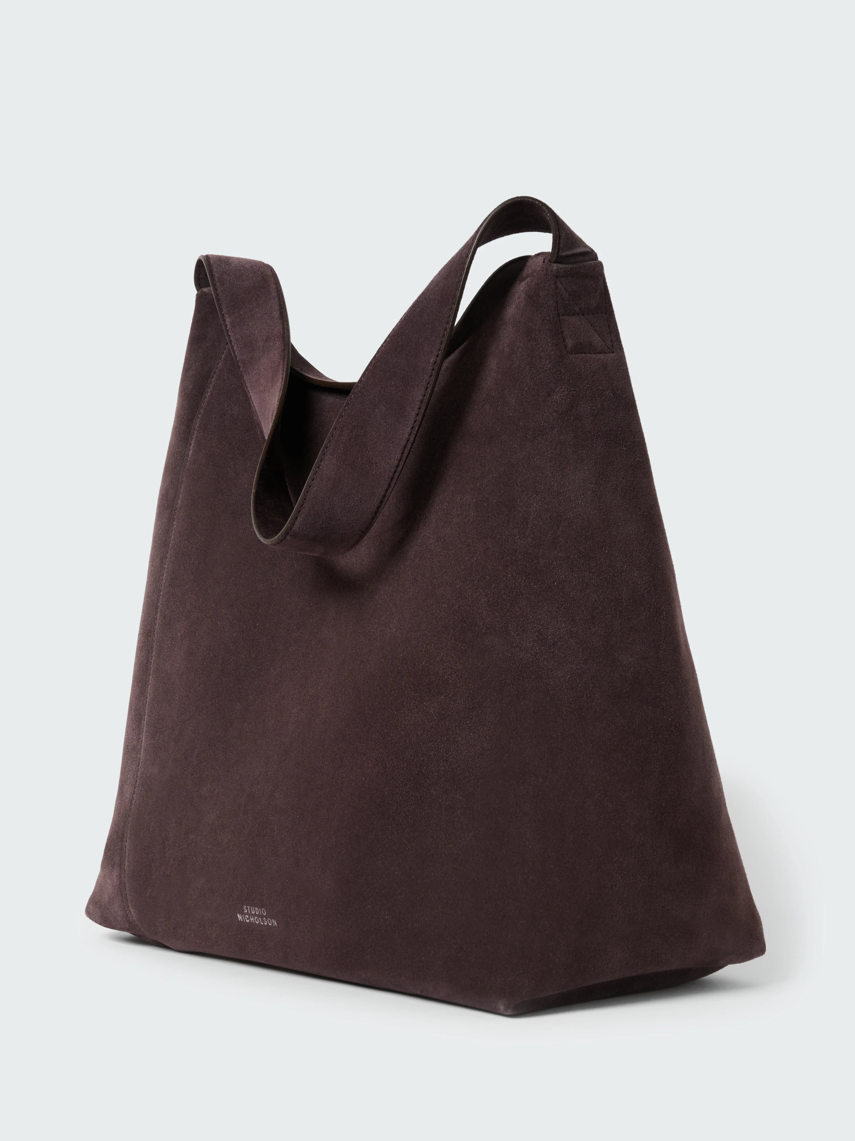 Hobo Type 1 Suede Bag in Conker - Image 3