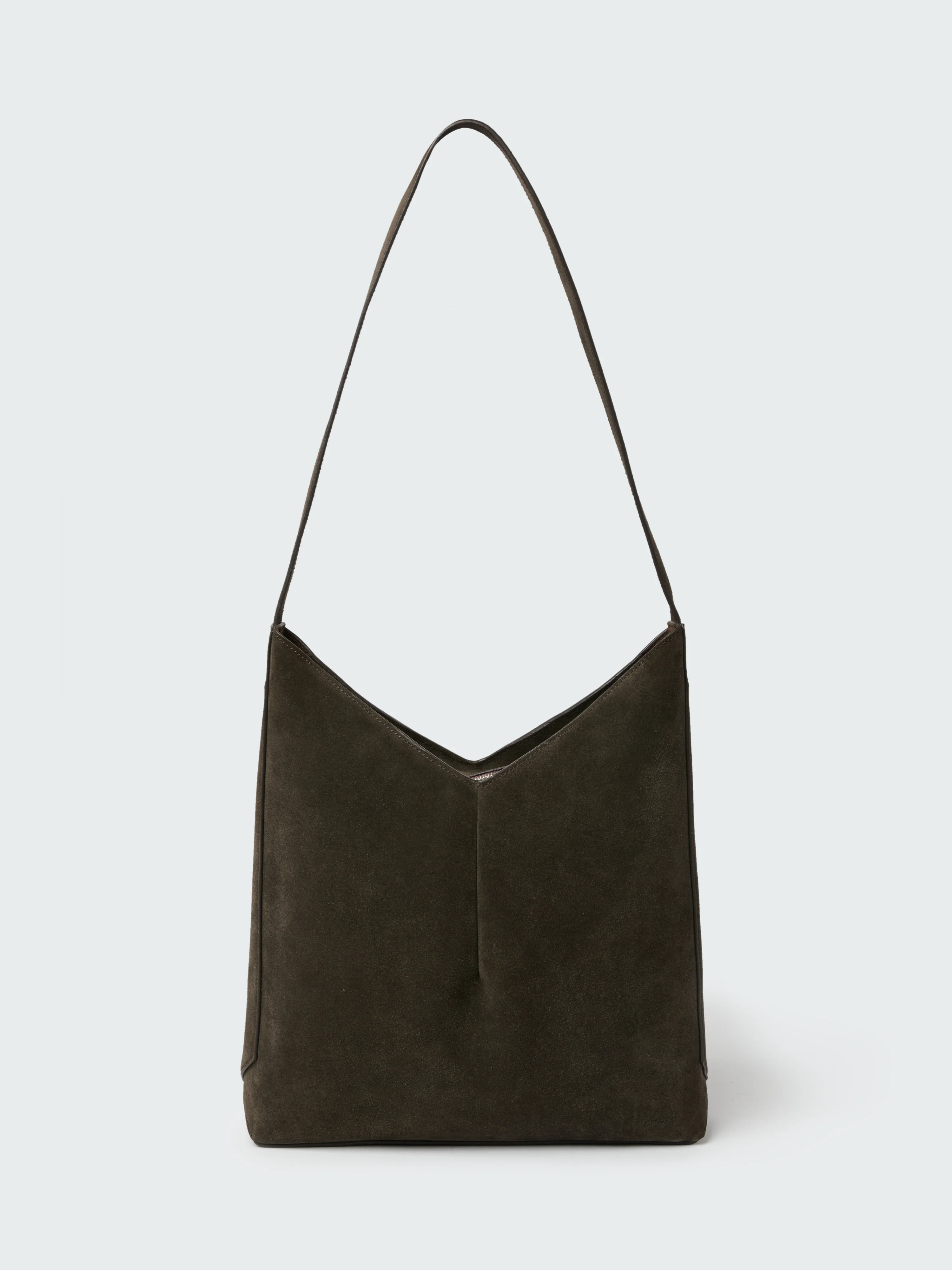 Hoho Suede Bag in Ebony - Image 10