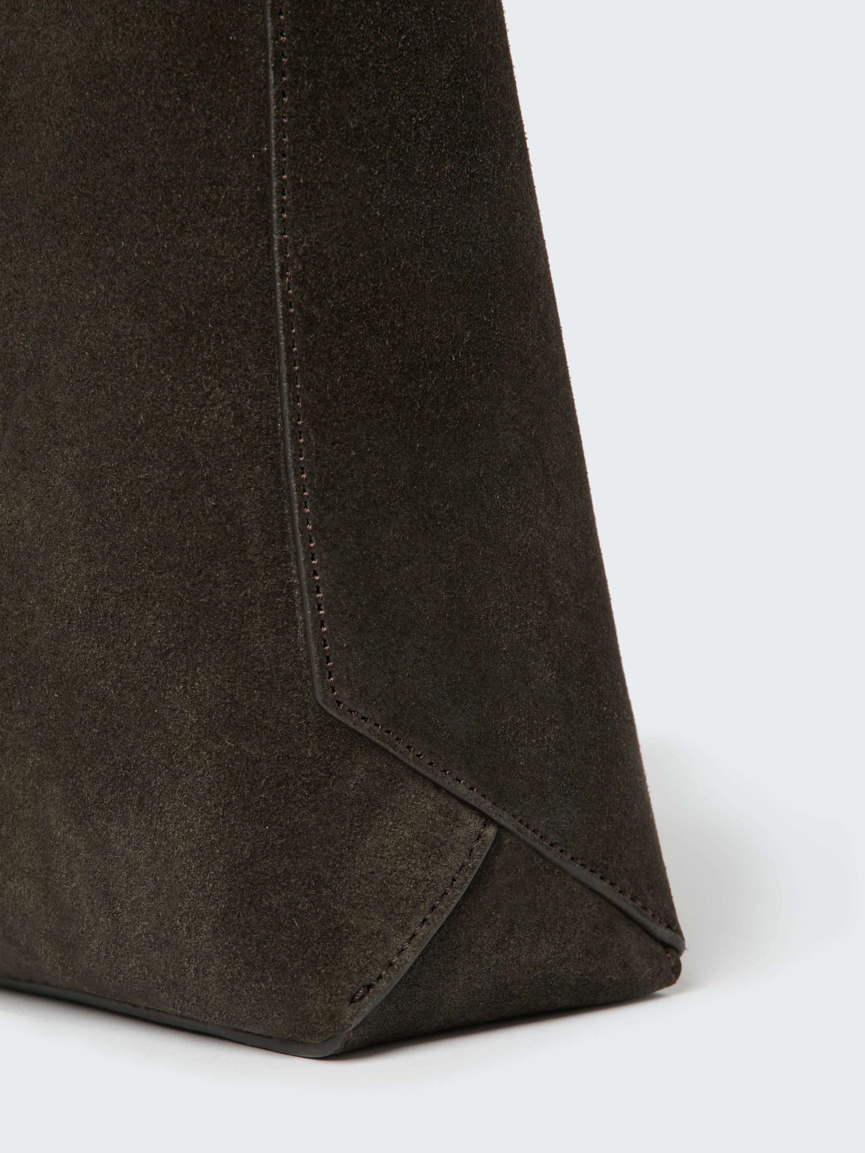 Hoho Suede Bag in Ebony - Image 5