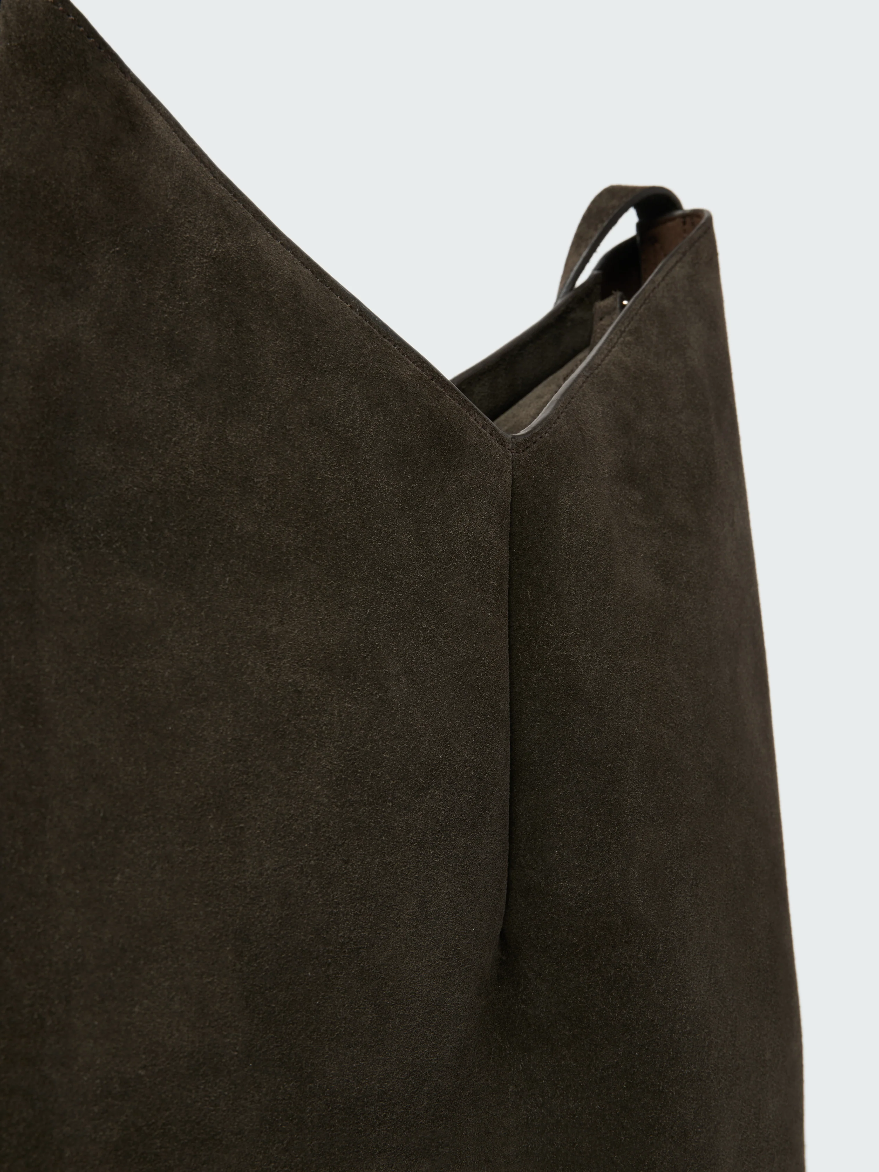 Hoho Suede Bag in Ebony - Image 6