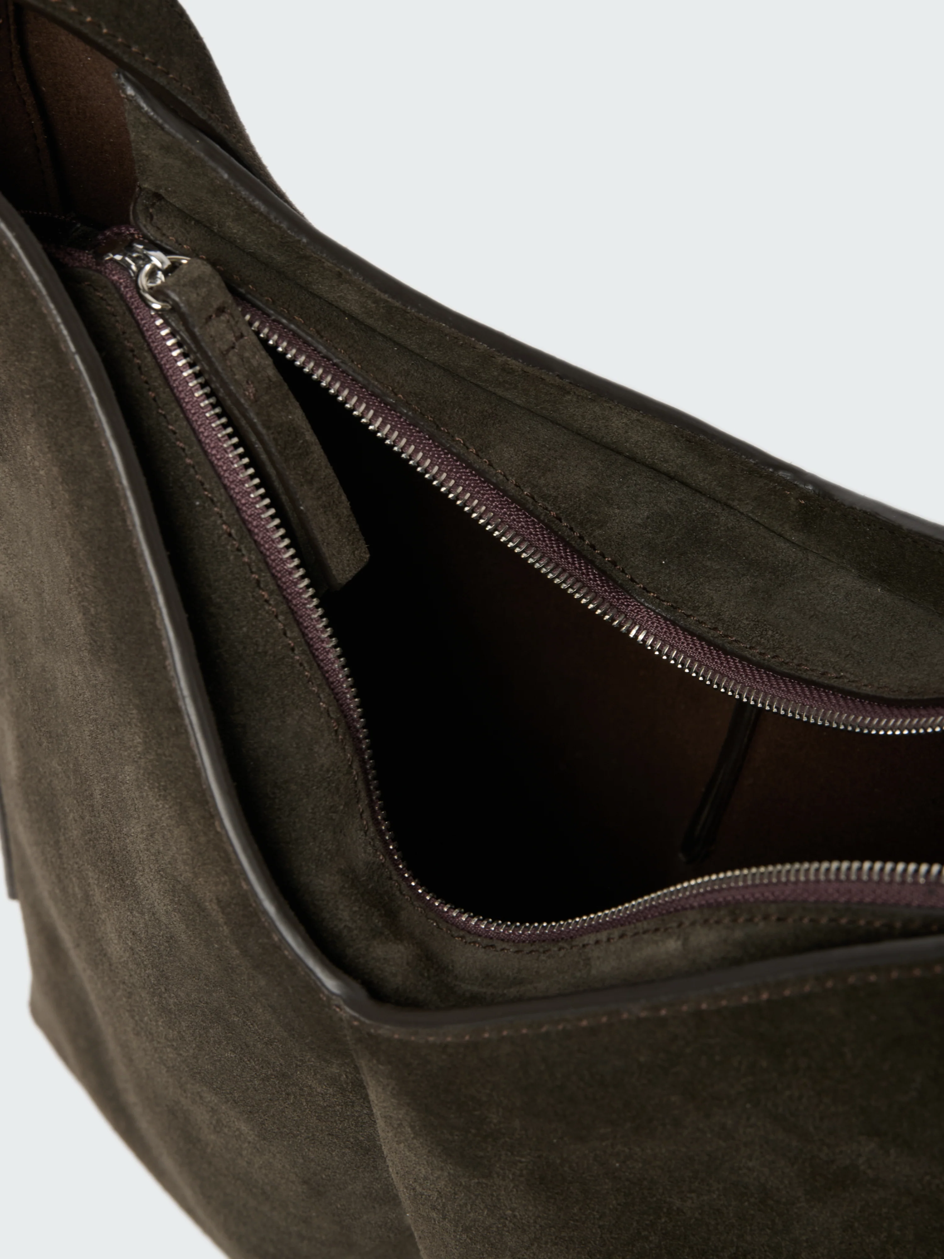 Hoho Suede Bag in Ebony - Image 7