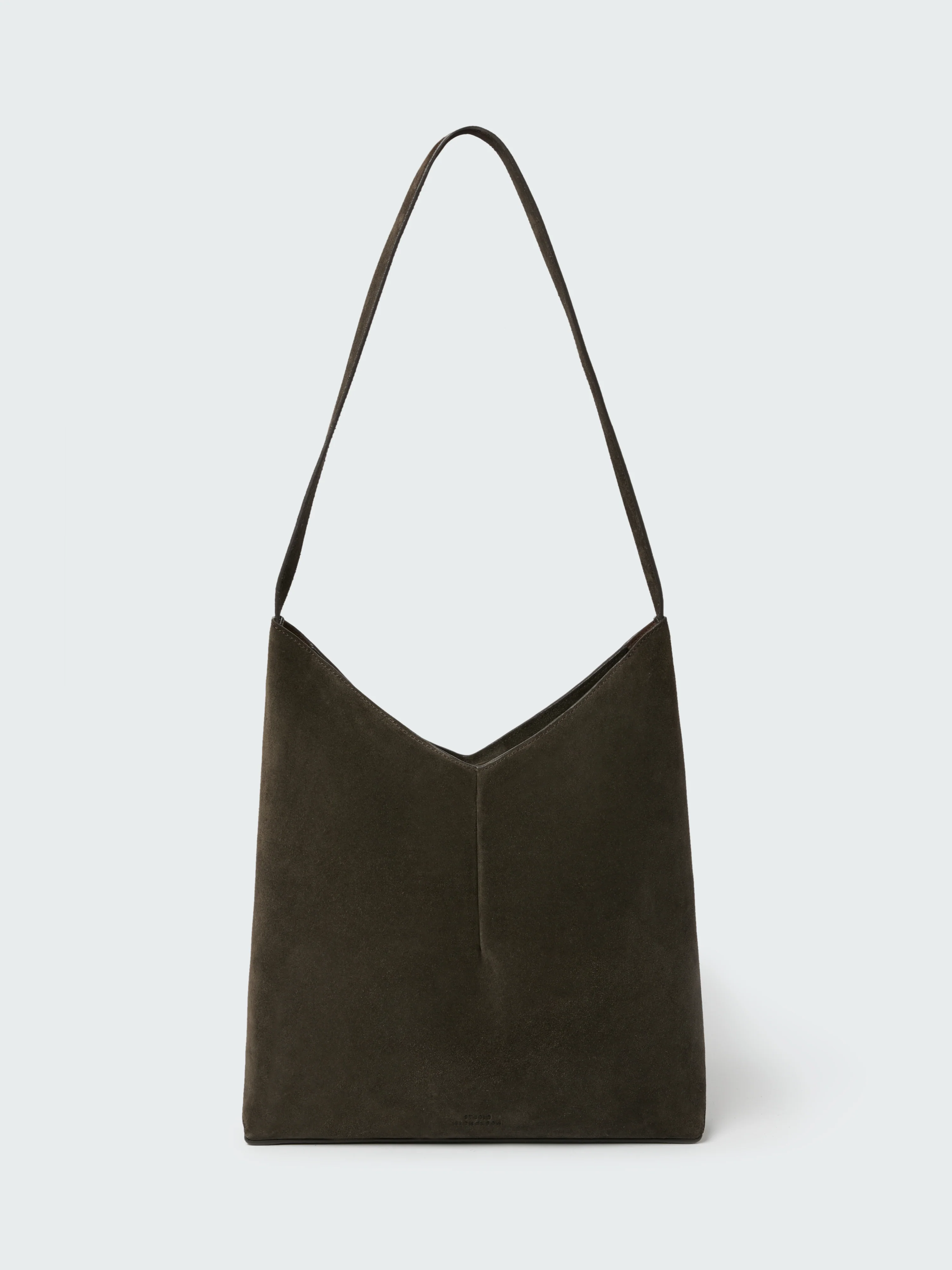 Hoho Suede Bag in Ebony - Image 9