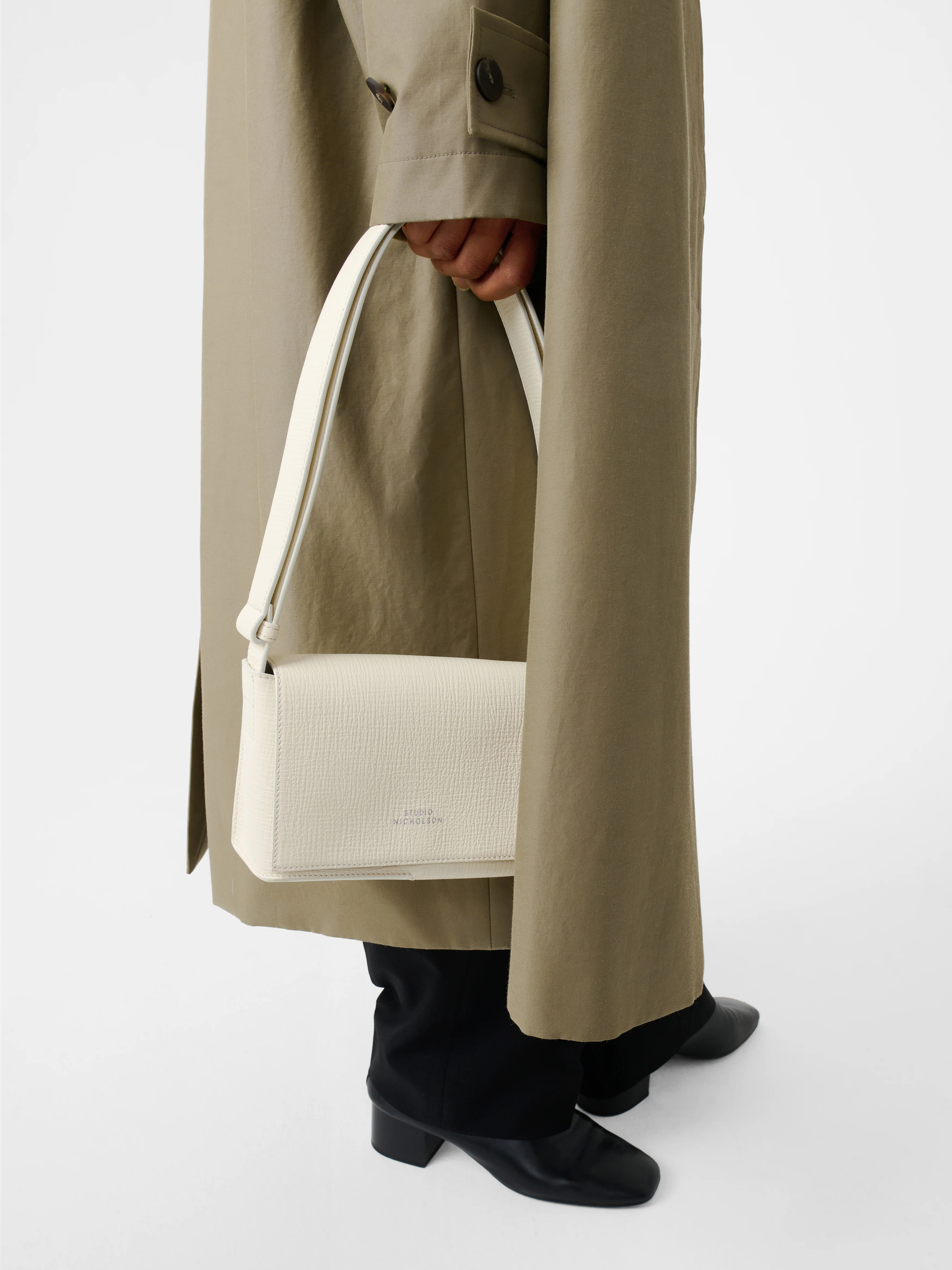 Holin Coated Cotton Trench in Dark Dusk - Image 6