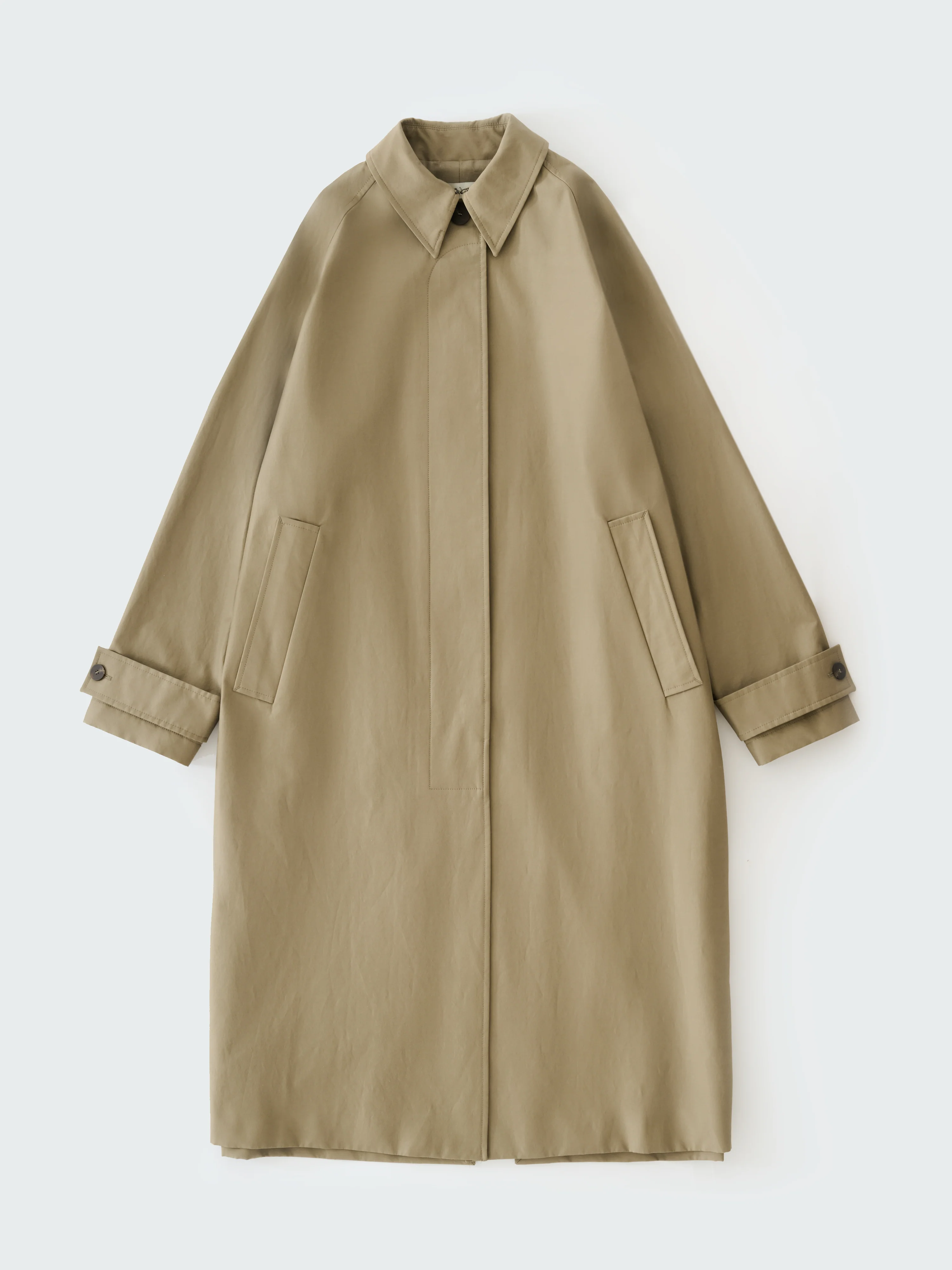 Holin Coated Cotton Trench in Dark Dusk - Image 7